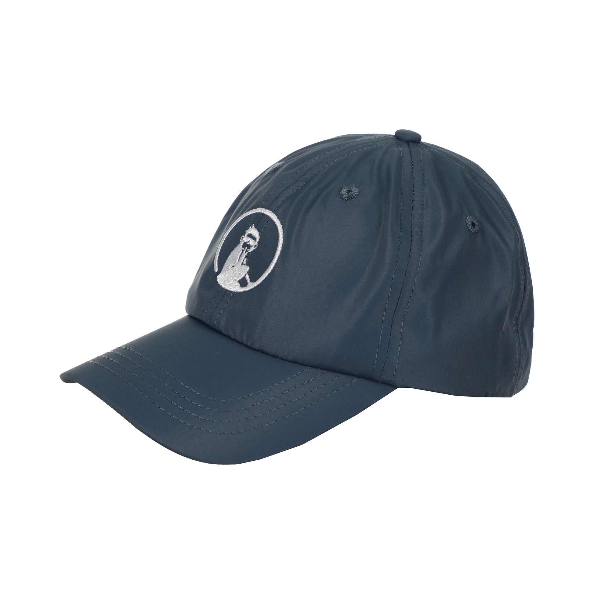 Quiet Please Court Casquette Unisex - bleu gris,