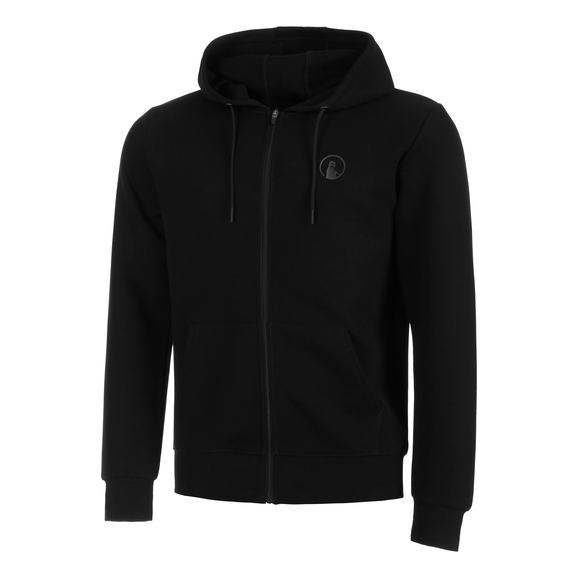 Quiet Please Tonal Core Zip Sportjas Heren-Zwart