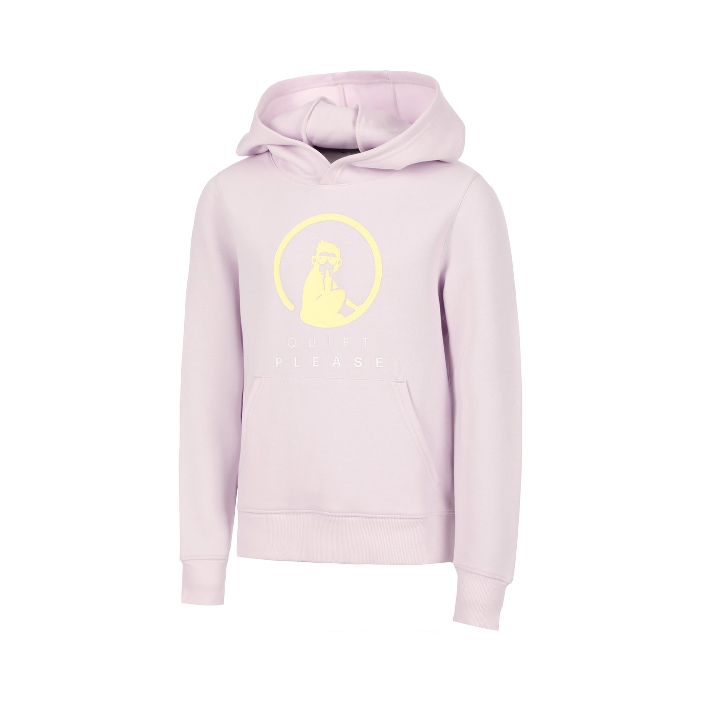 Quiet Please Crushaseline Logo Sweat à capuche Filles - lilas, jaune