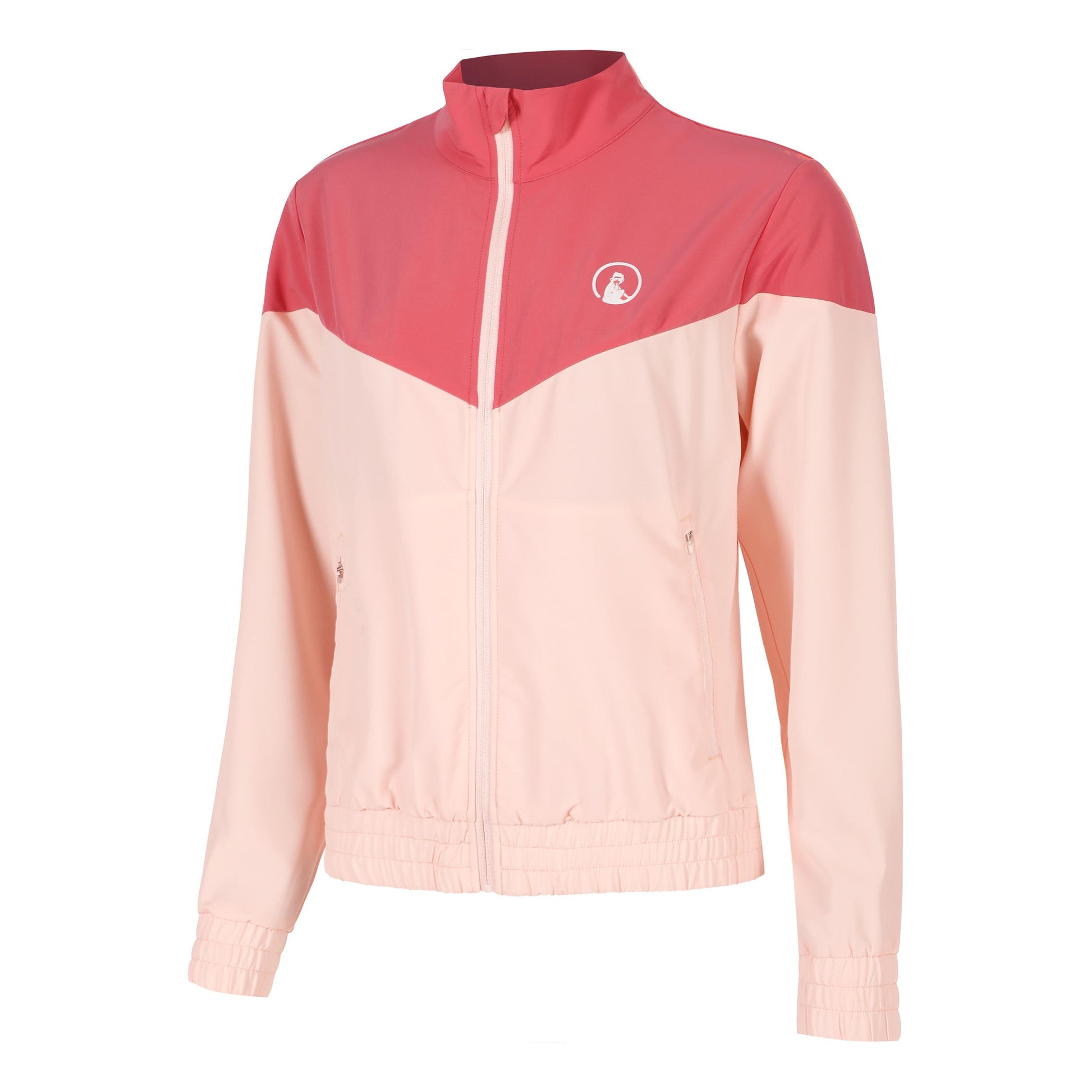 Quiet Please Endlessly Chip Veste De Survêtement Femmes-Rosé, Corail