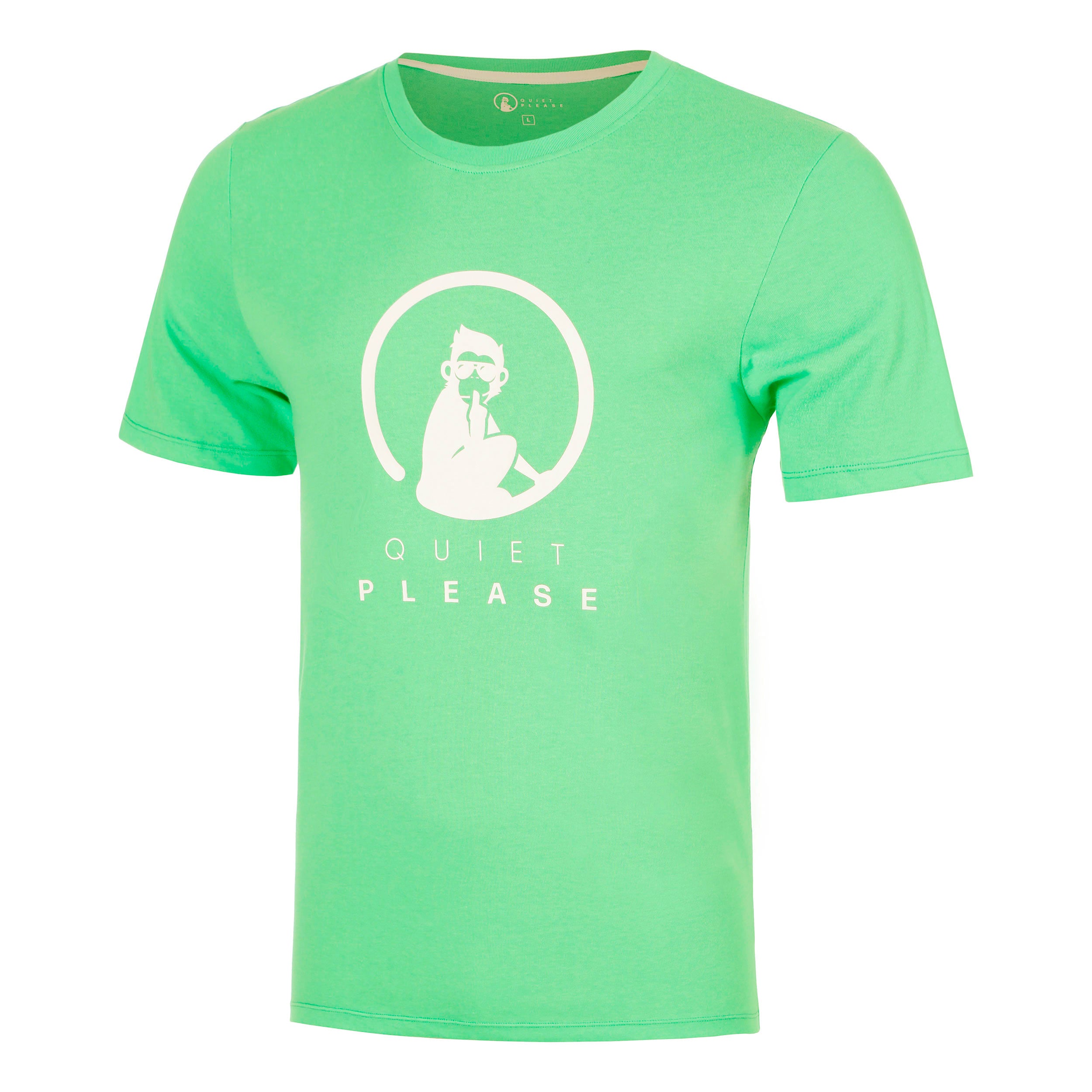 Quiet Please Joy Trainings T-shirt Hommes - vert, blanc