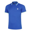 Joy Tournament Tipping Polo Hommes - bleu, blanc