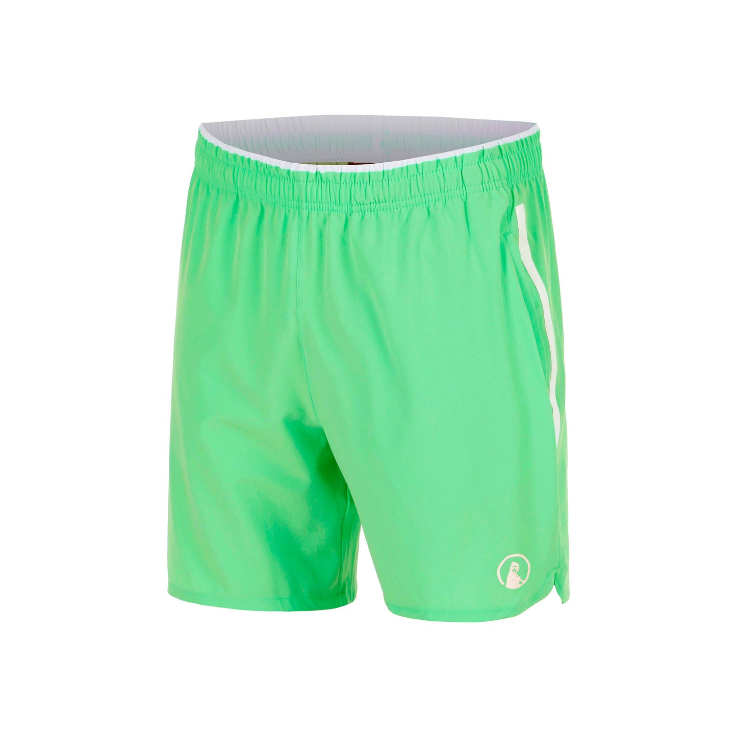 Quiet Please Joy Drop 7in Shorts Hommes - vert, blanc