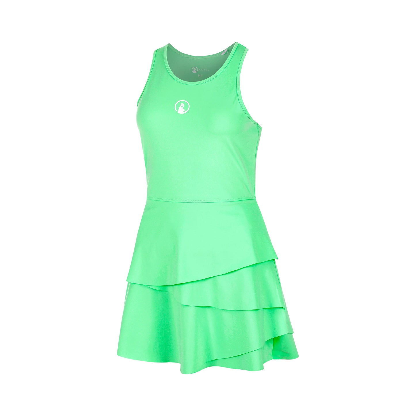 Quiet Please Joy Flounce Jurk Meisjes - groen, wit