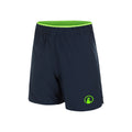 Smash Shorts Jongens - donkerblauw, neongroen