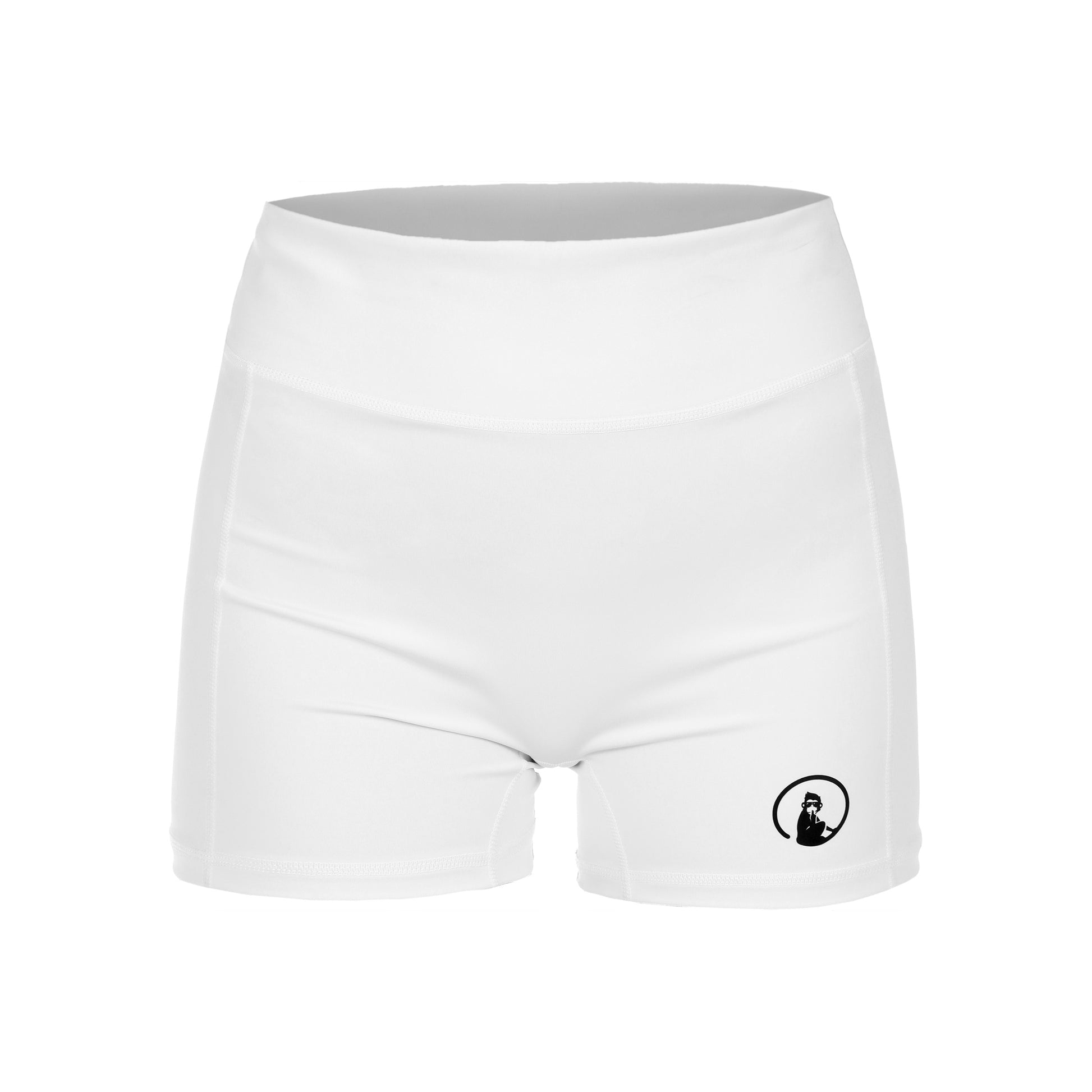 Quiet Please Break Short Voor Tennisballen Dames-Wit,Zwart