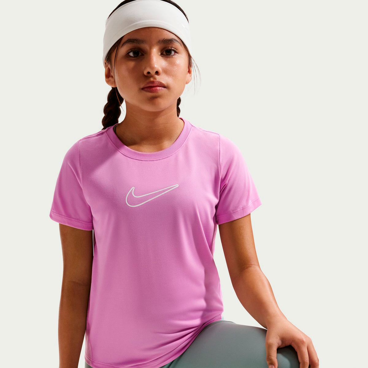 Nike Dri-FIT One T-shirt Kinderen-mauve