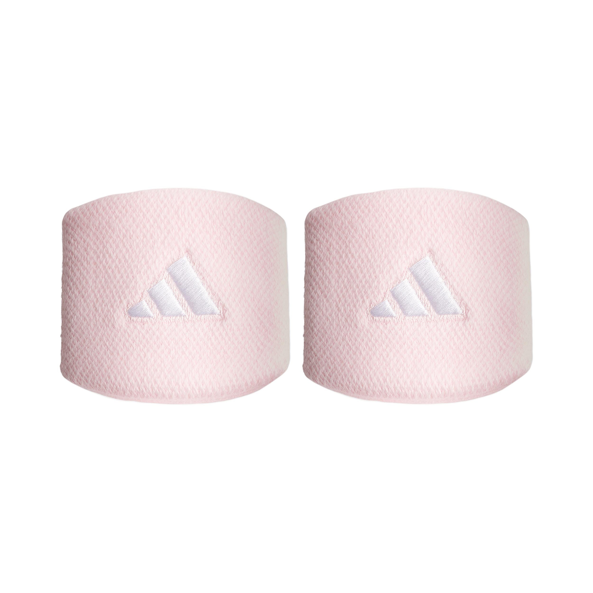 adidas Tennis Zweetband Unisex - pastelroze, wit