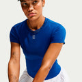 Court Dri-FIT Advantage T-shirt Dames - blauw