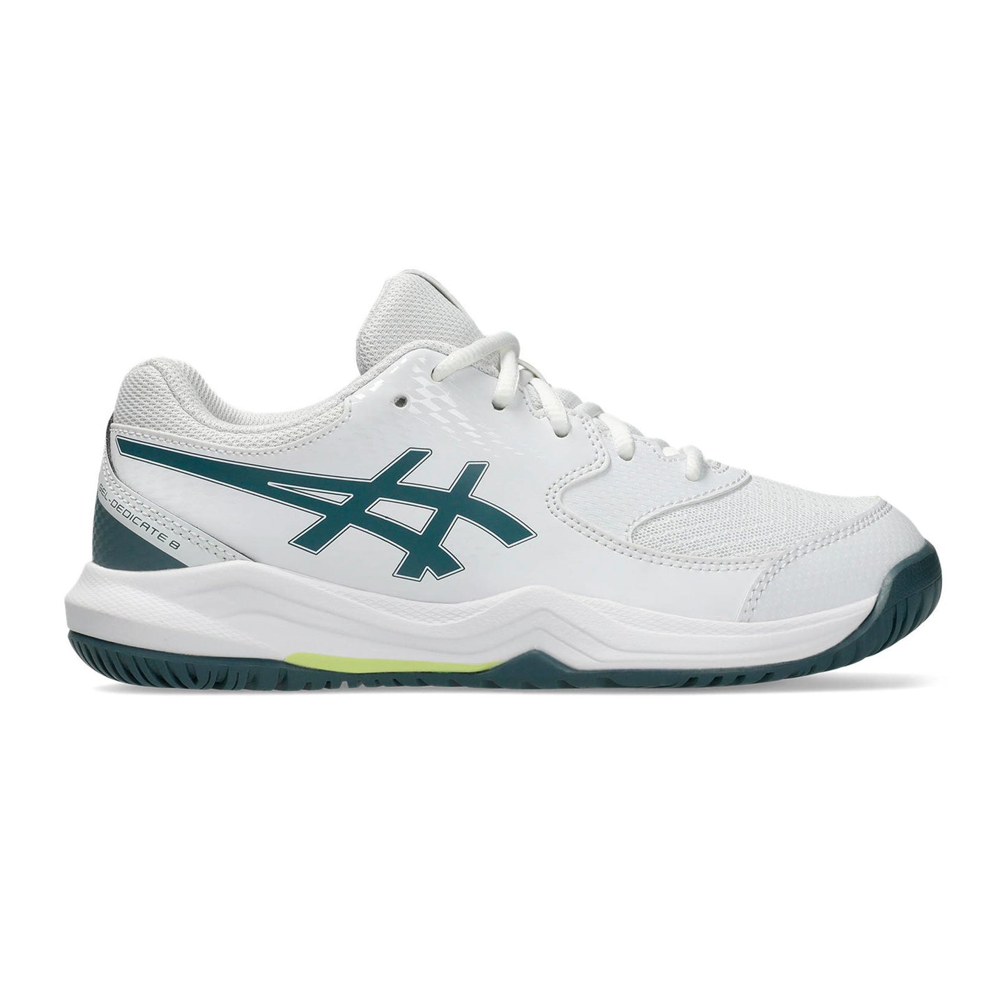 ASICS Gel-Dedicate 8 GS Allcourt schoen Kinderen - wit, grijs