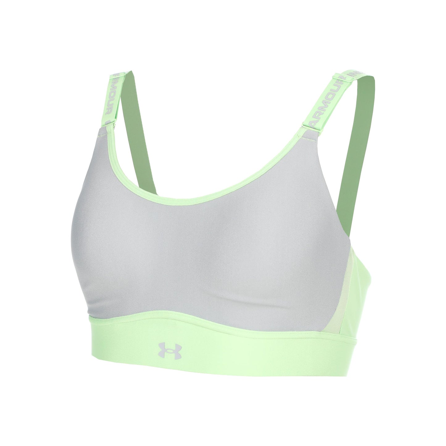 Under Armour Infinity Mid 2.0 Sport-bh Dames-groen, grijs