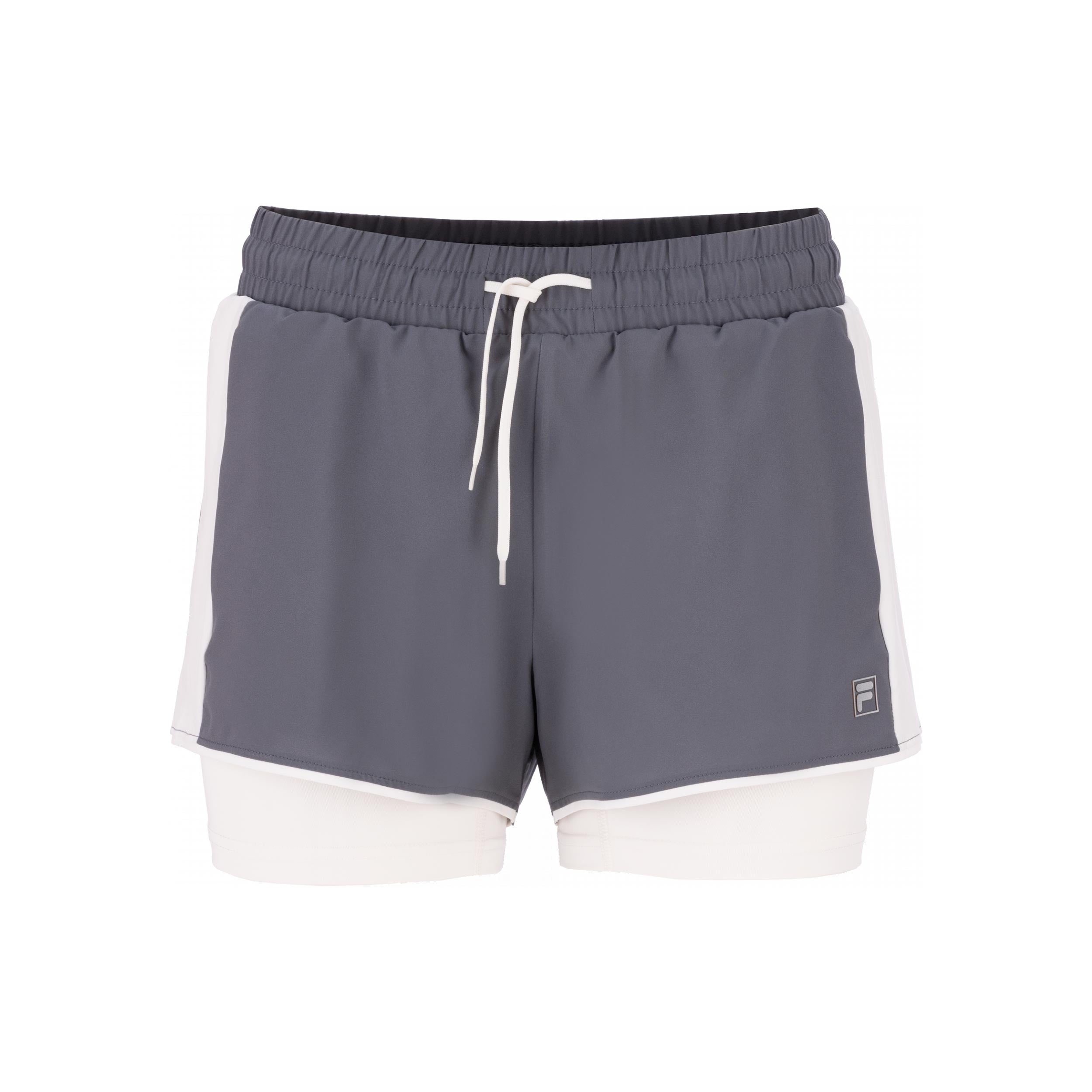 Fila Elea Shorts Femmes - bleu gris, blanc cassé