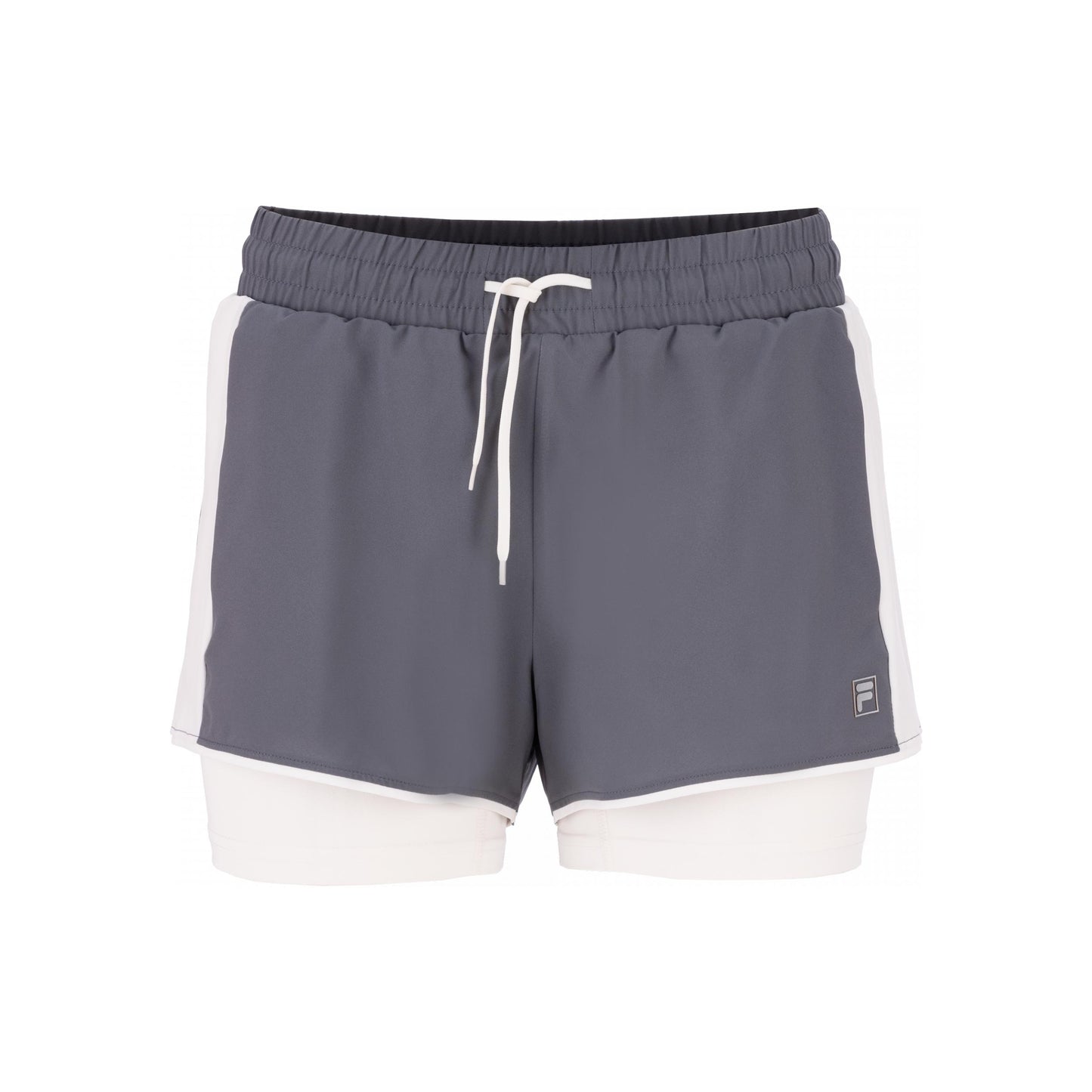Fila Elea Shorts Dames - blauwgrijs, gebroken wit