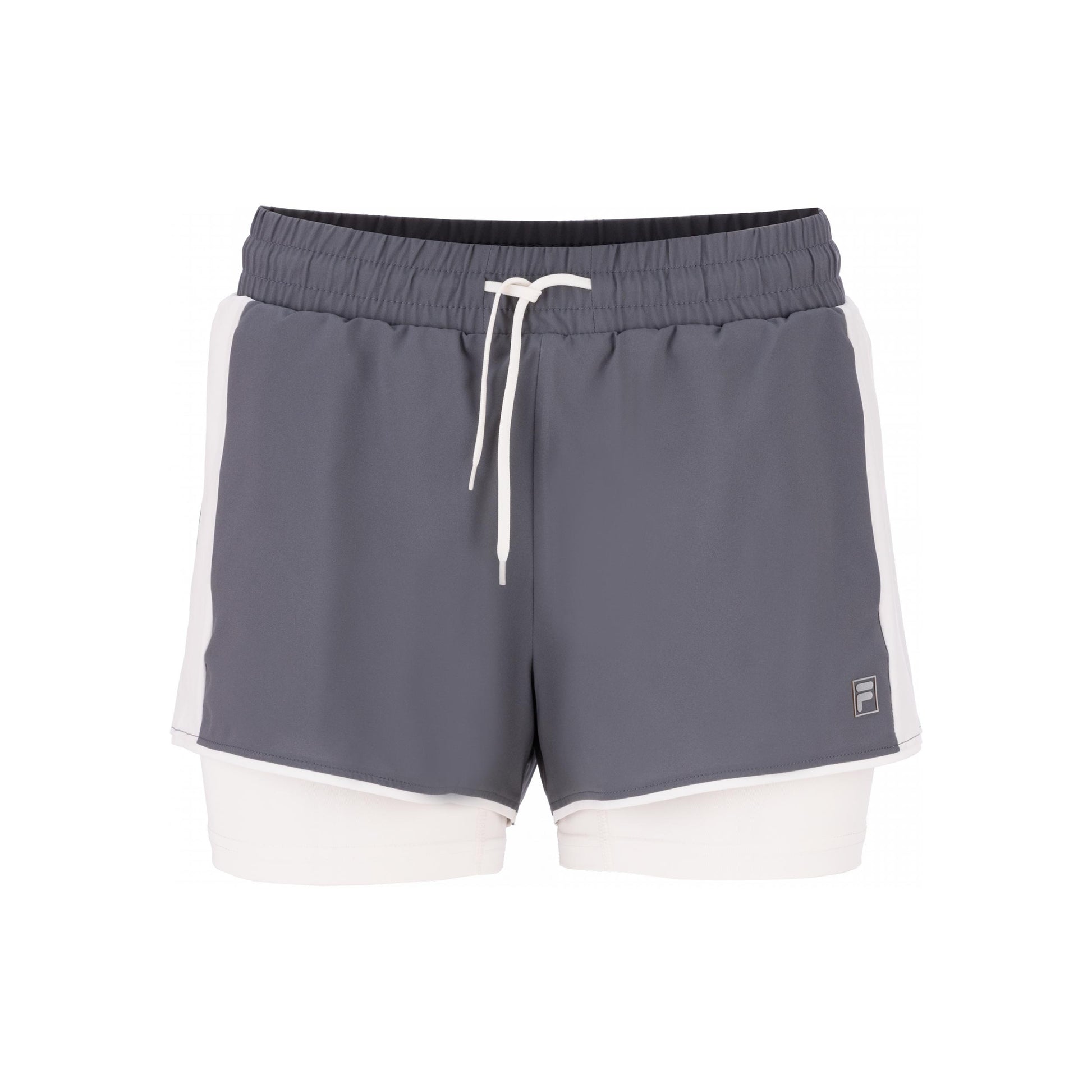 Fila Elea Shorts Dames - blauwgrijs, gebroken wit