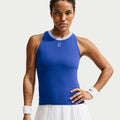 Court Dri-FIT Advantage Tanktop Dames - blauw, wit