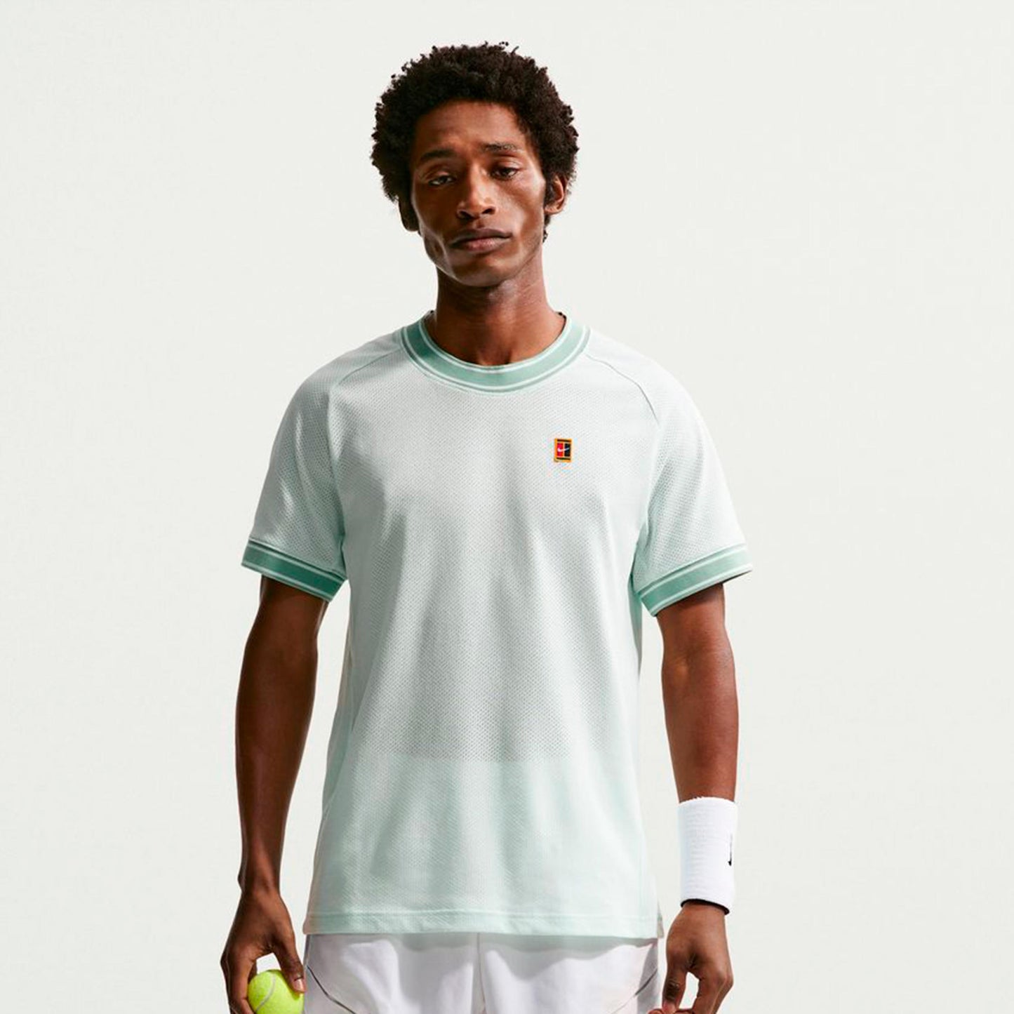 Nike Court Heritage T-shirt Heren - mint