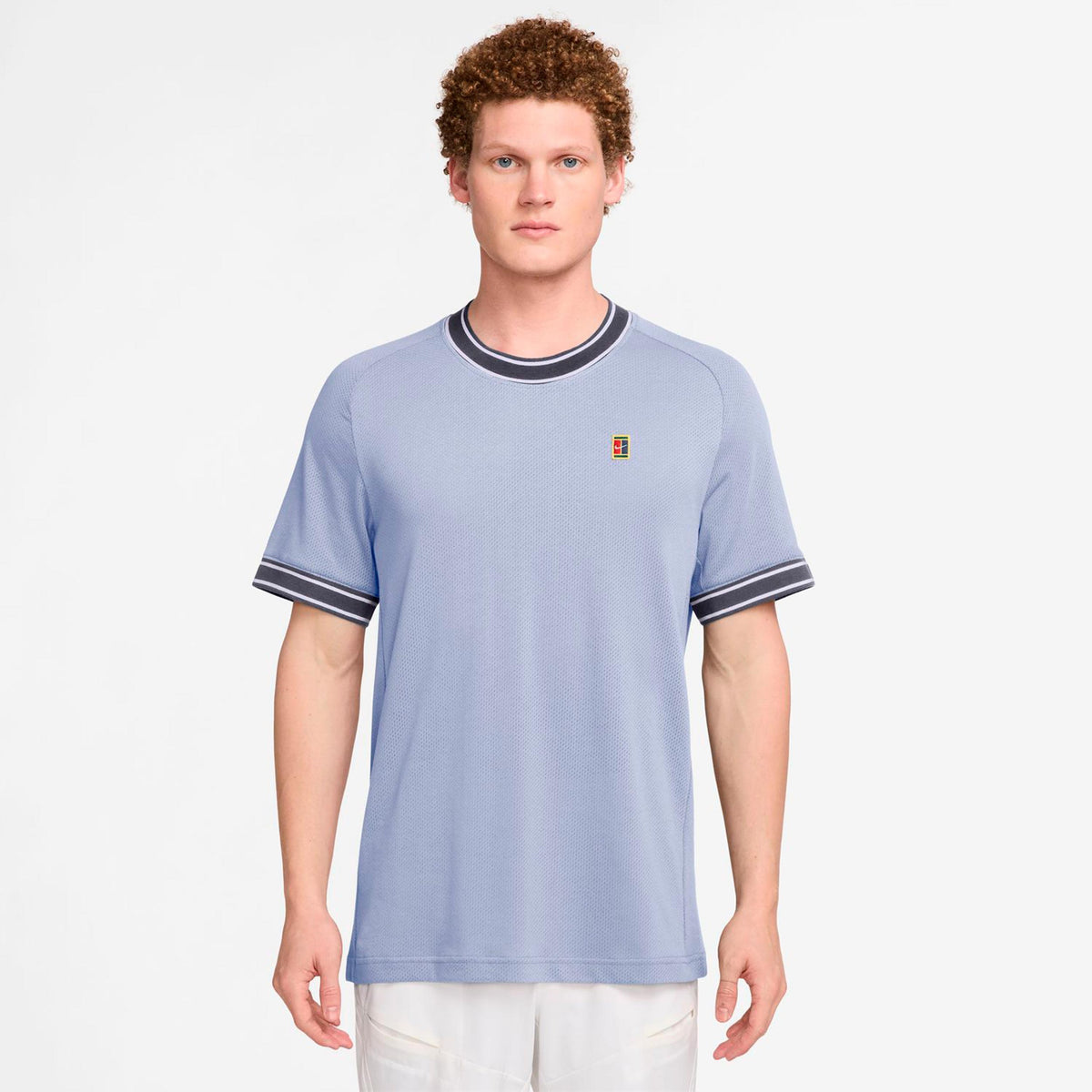 Nike Court Heritage T-shirt Heren - blauwgrijs