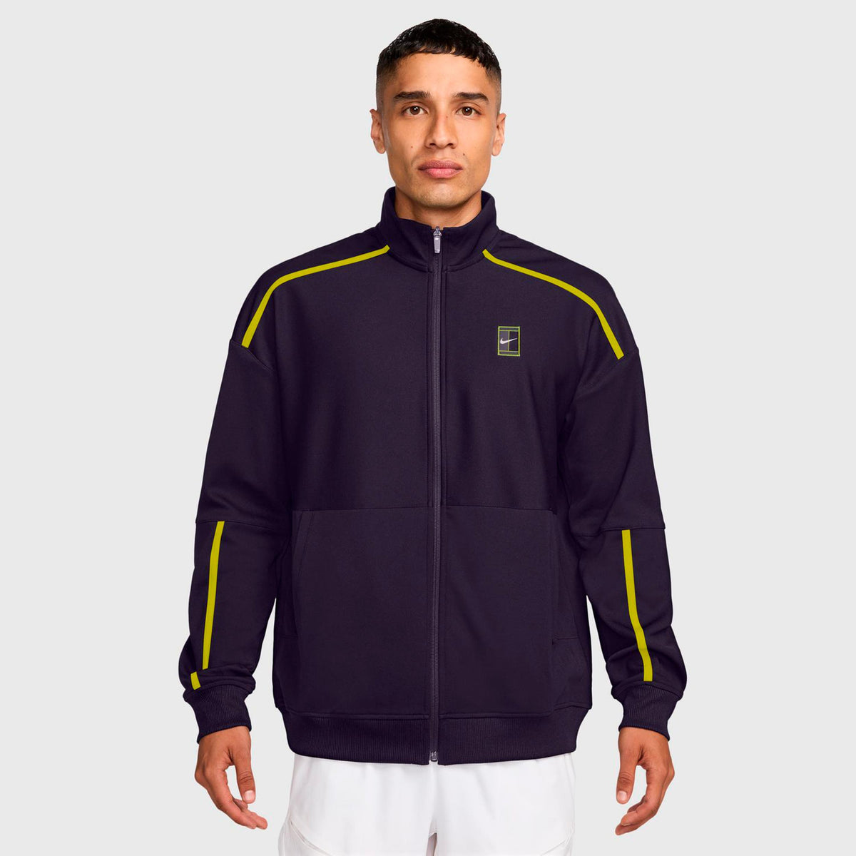 Nike Court Heritage Trainingsjack Heren - donkerpaars