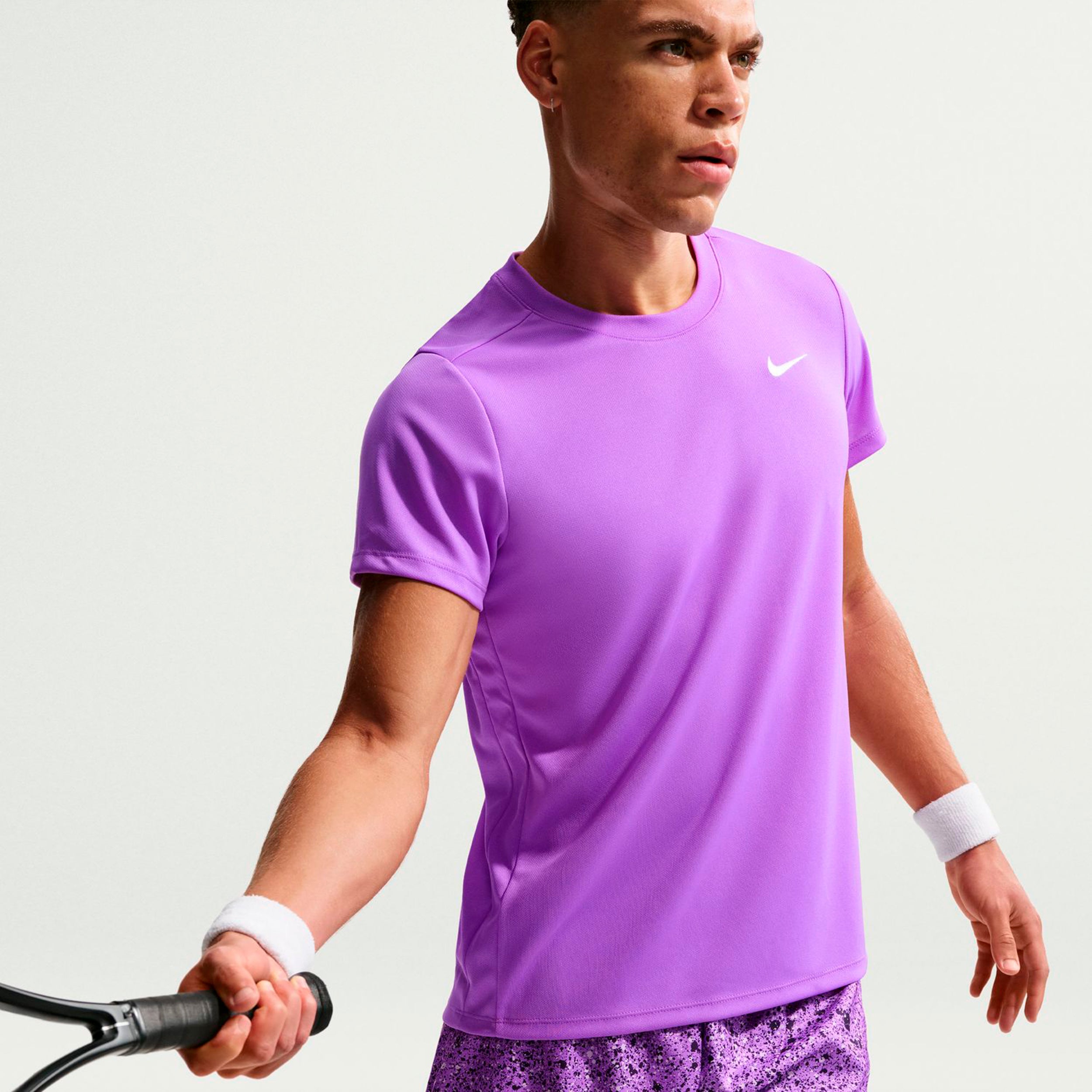Nike Court Victory Dry T-shirt Heren - paars