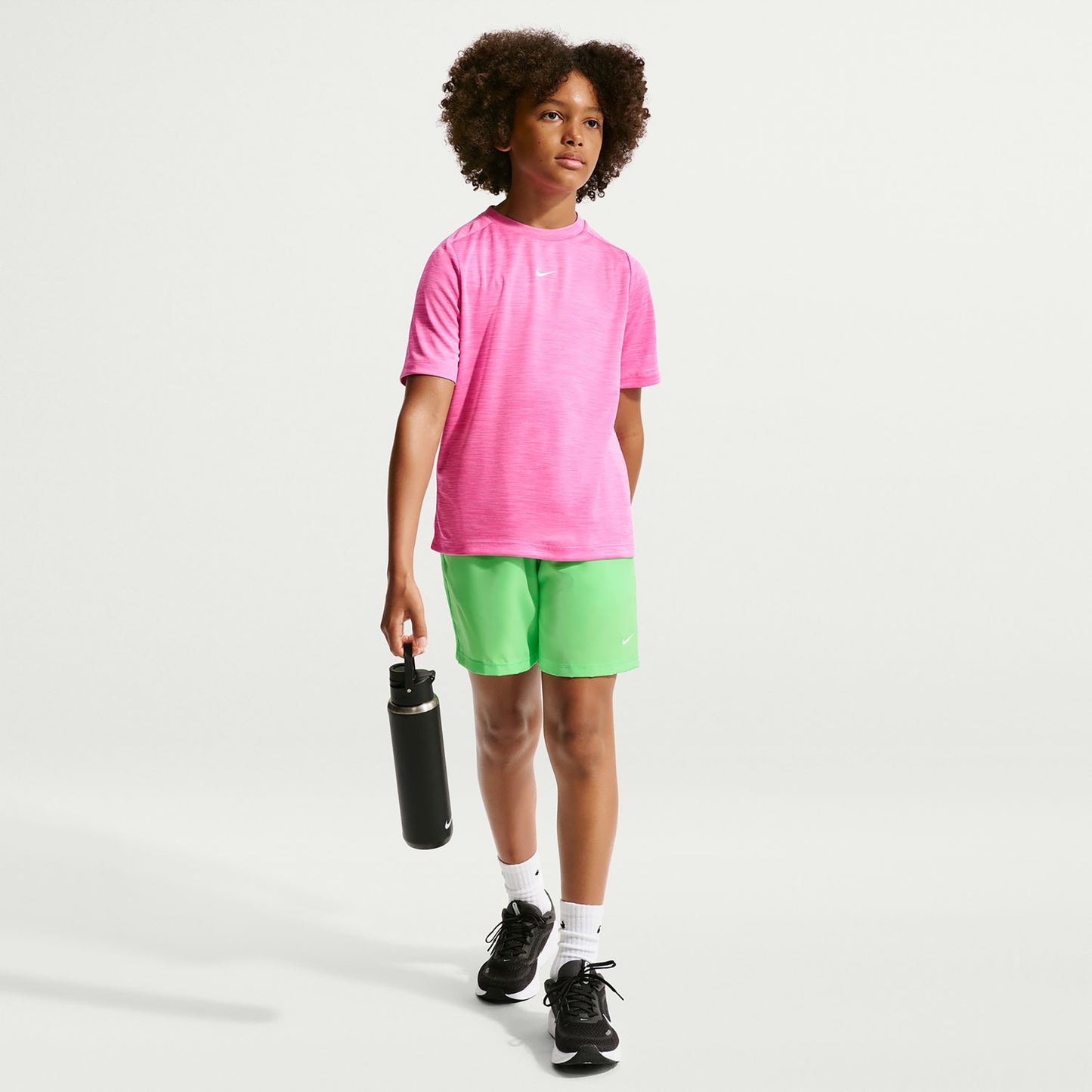 Nike Dri-FIT Multi Heather T-shirt Enfants - rose, rosé