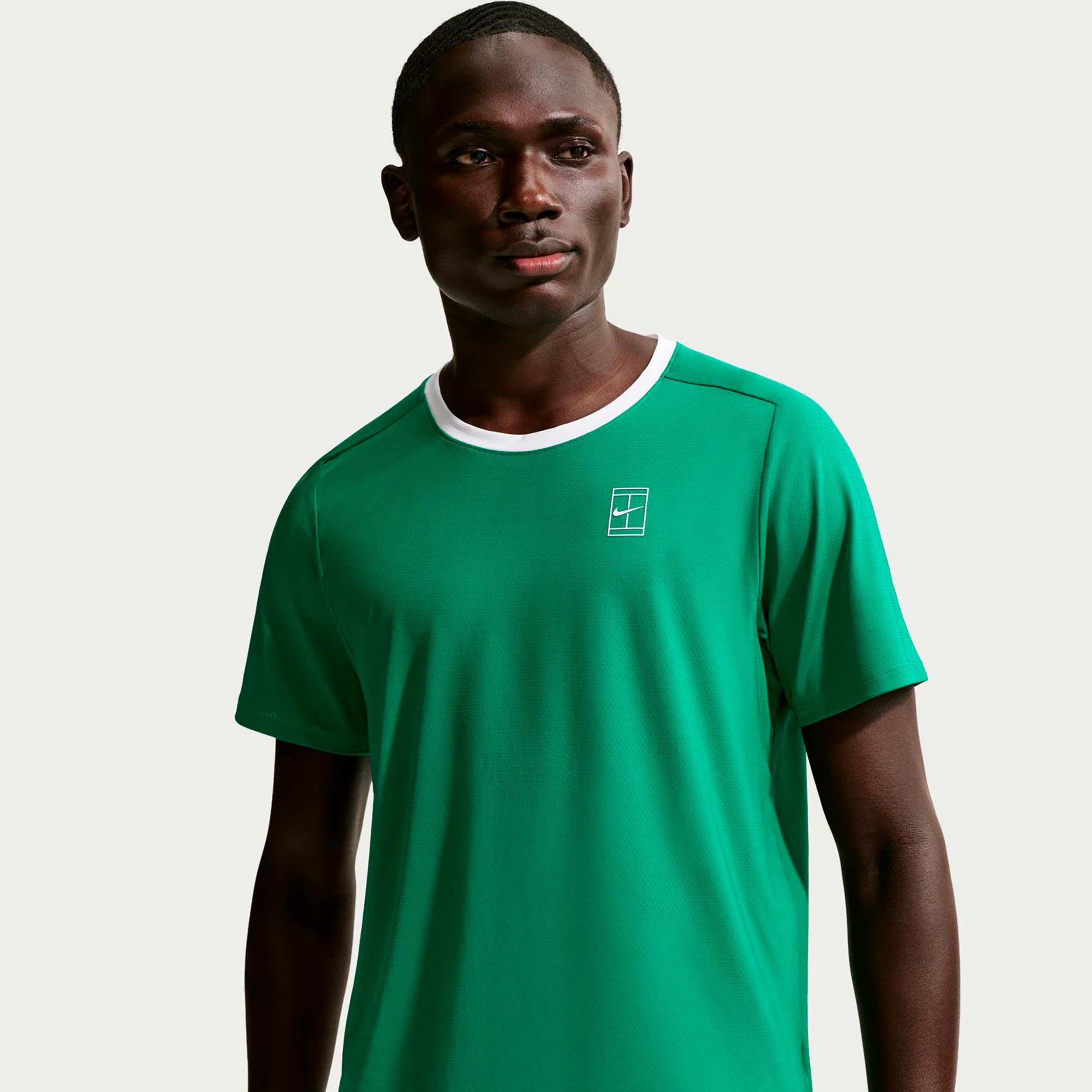 Nike Court Dri-FIT Advantage T-shirt Heren-donkergroen
