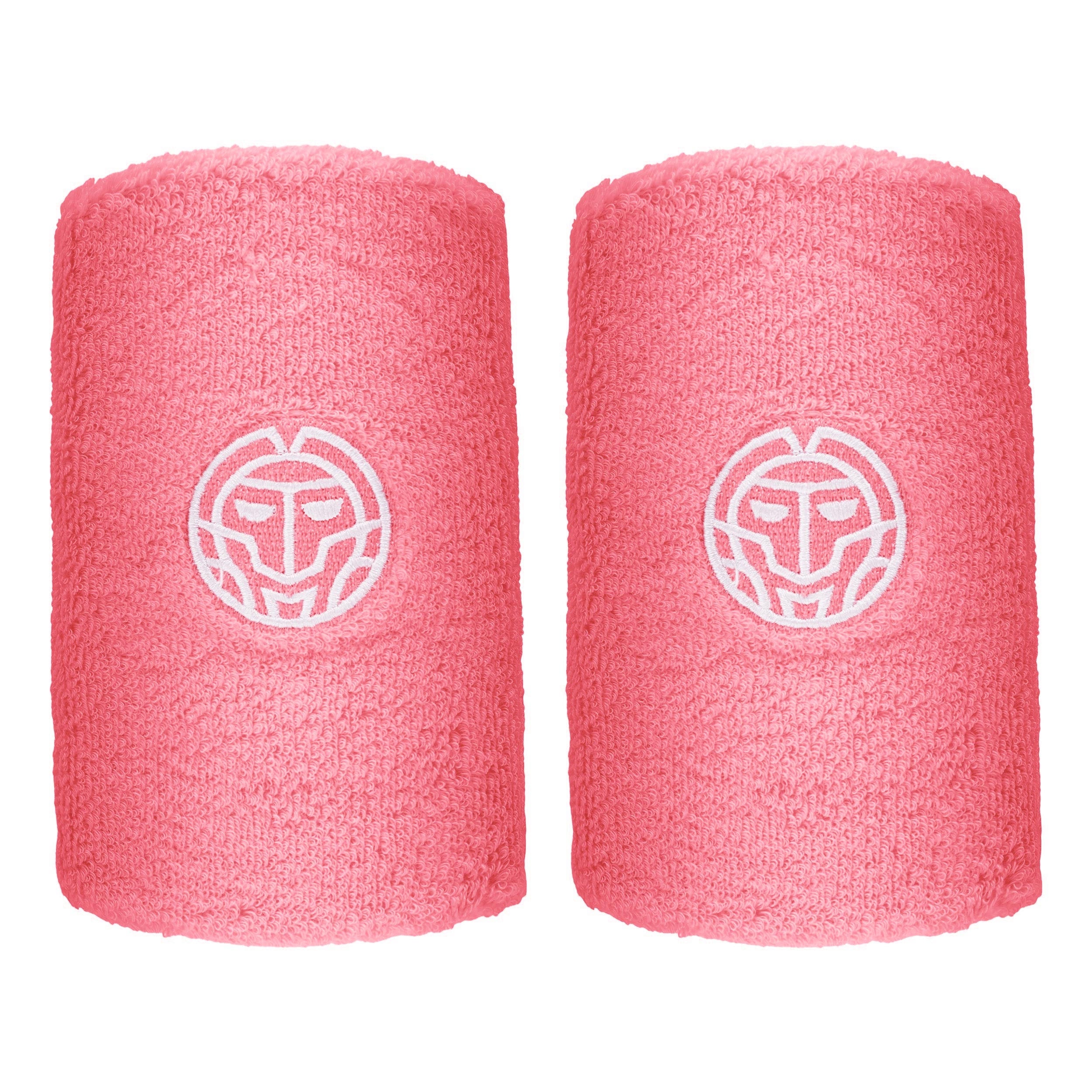 BIDI BADU Freeze Out Zweetband Verpakking 2 stuks lang - roze, wit