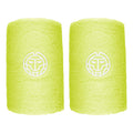 Zweetband Verpakking 2 stuks lang - neongeel, wit