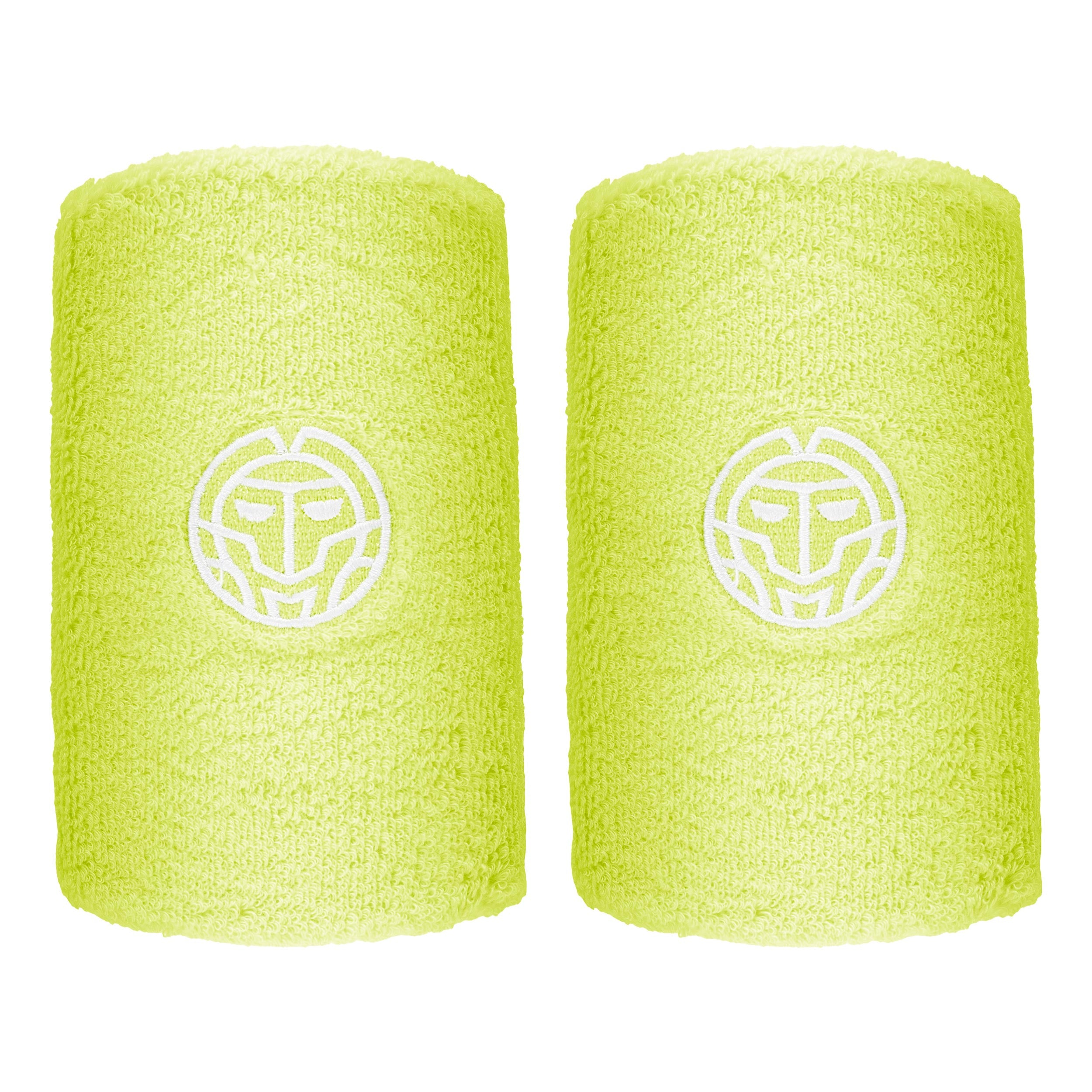 BIDI BADU Night Flash Zweetband Verpakking 2 stuks Unisex - neongeel, wit