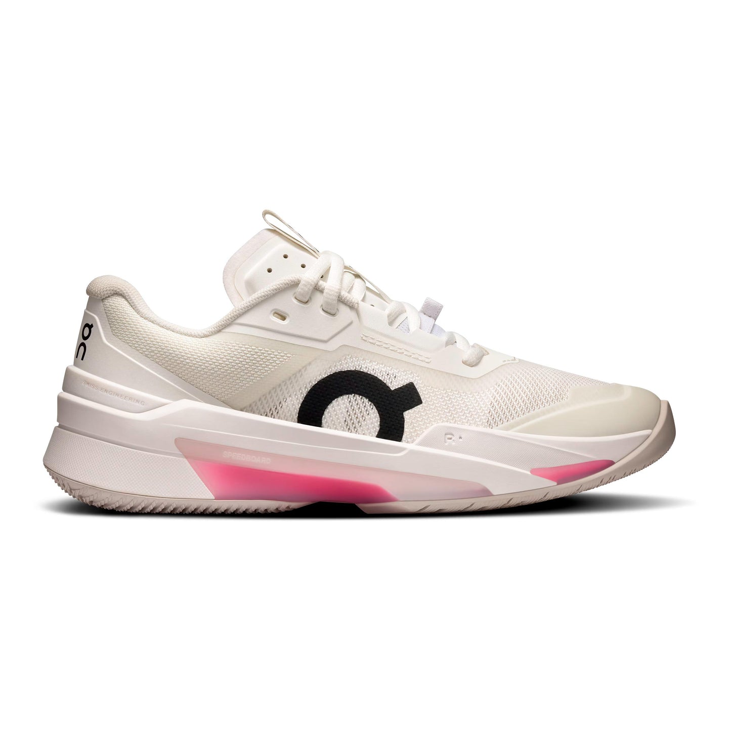 On THE ROGER Pro Fire Allcourt schoen Dames - wit, roze