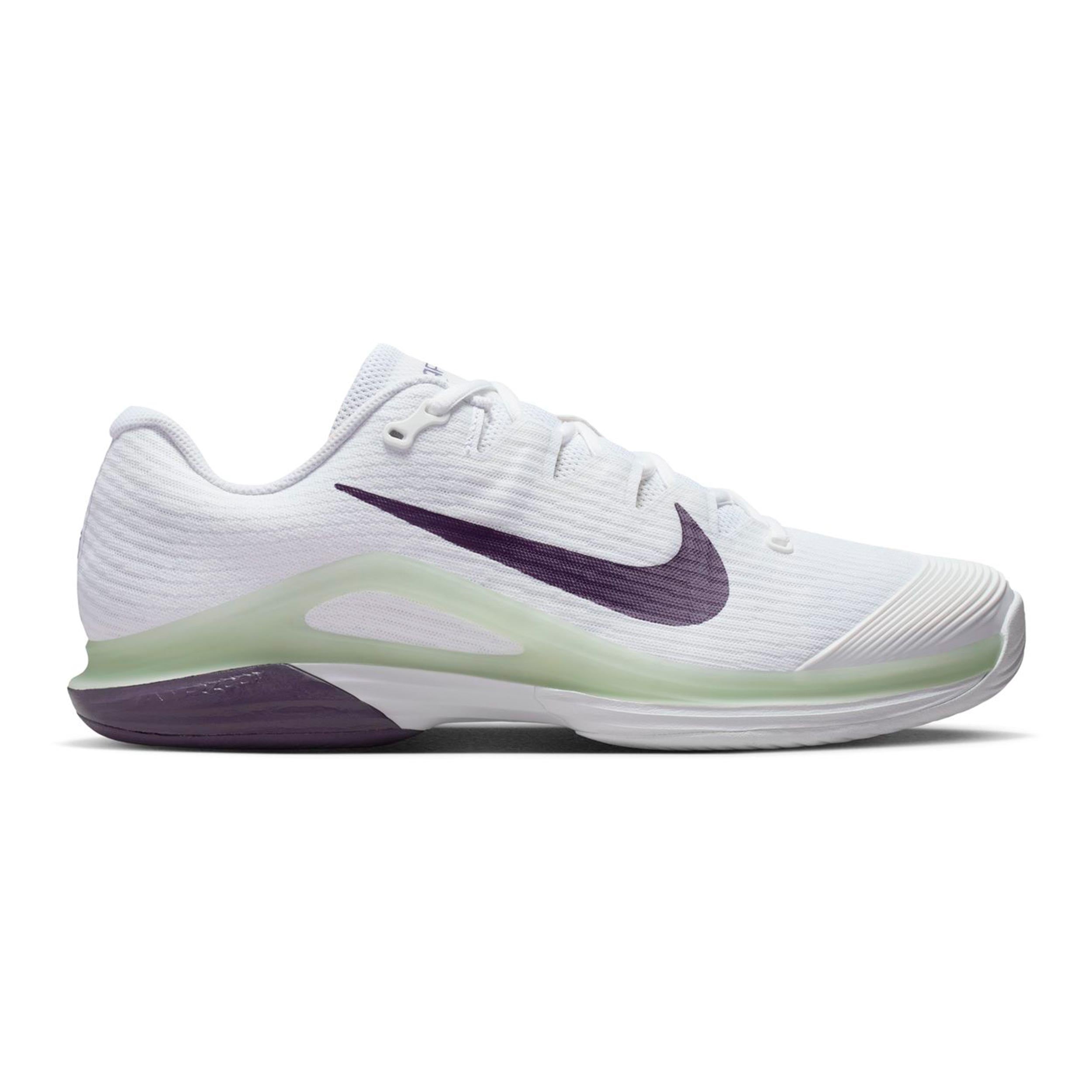Nike Zoom Vapor 12 Allcourt schoen Heren-wit, lichtgroen