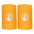 Glow Zweetband Verpakking 2 stuks lang - oranje, wit