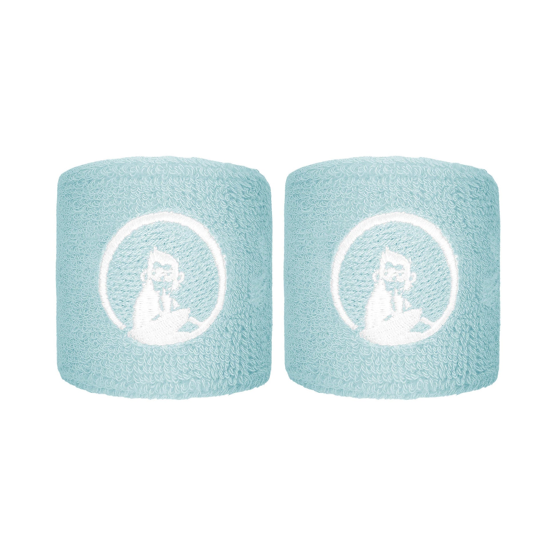 Quiet Please Memories Faded Memories Poignet Pack de 2 unités Unisex - bleu clair