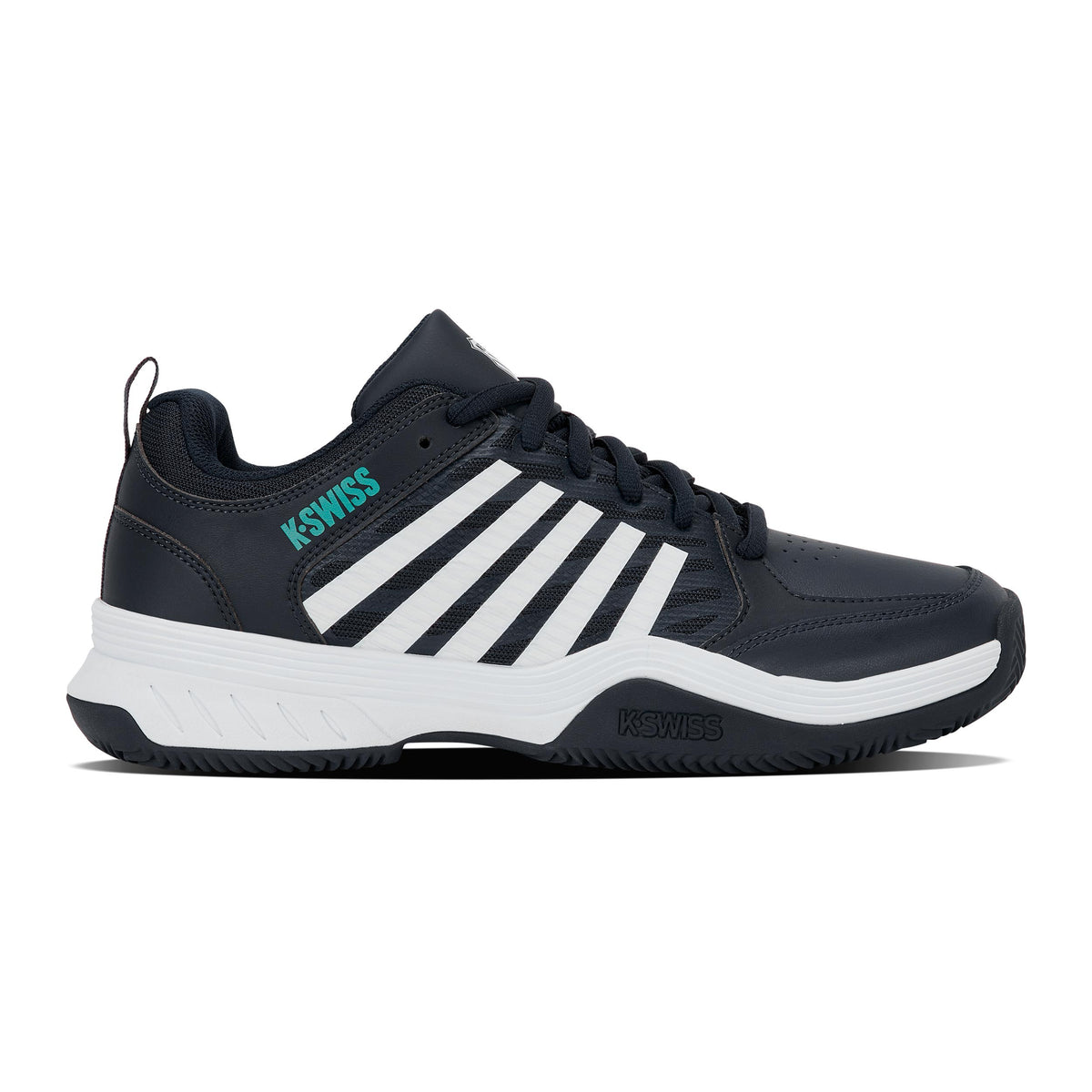 K-Swiss Court Express 2 Chaussure terre battue Hommes - noir, turquoise