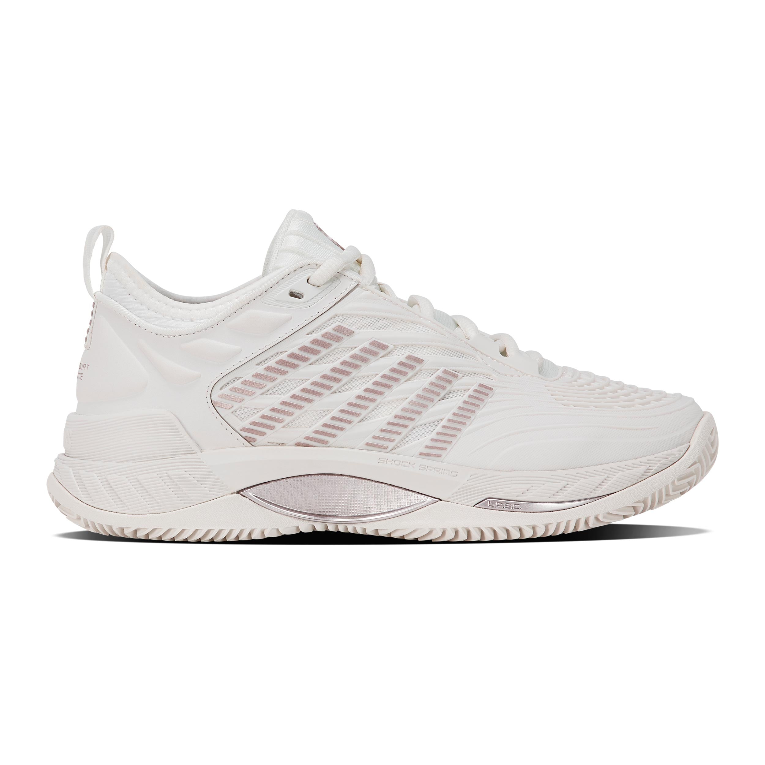 K-Swiss Hypercourt Supreme 2 Gravelschoen Dames - wit, roze