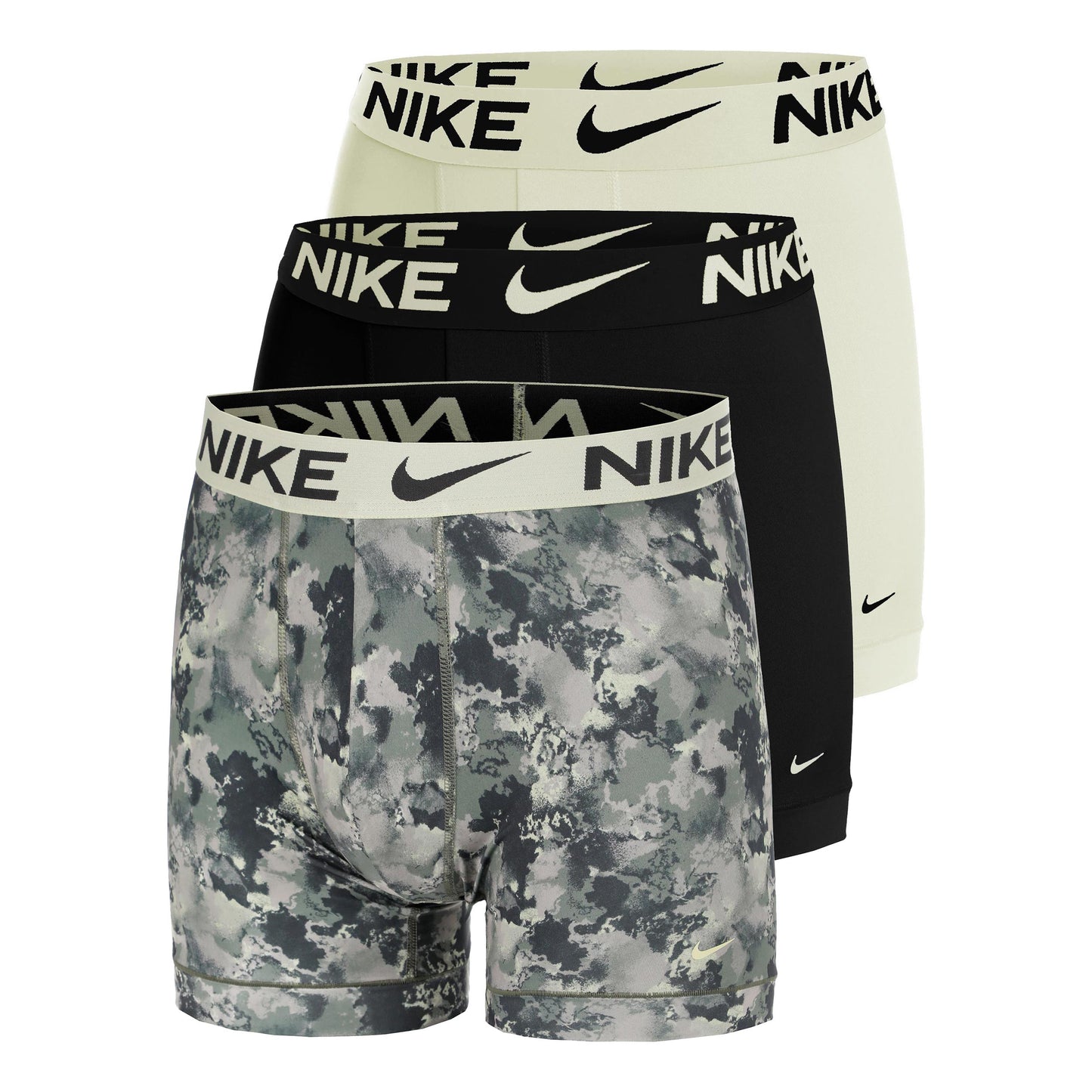 Nike Essential Micro Boxershort - Verpakking 3 stuks Heren-grijs, groen