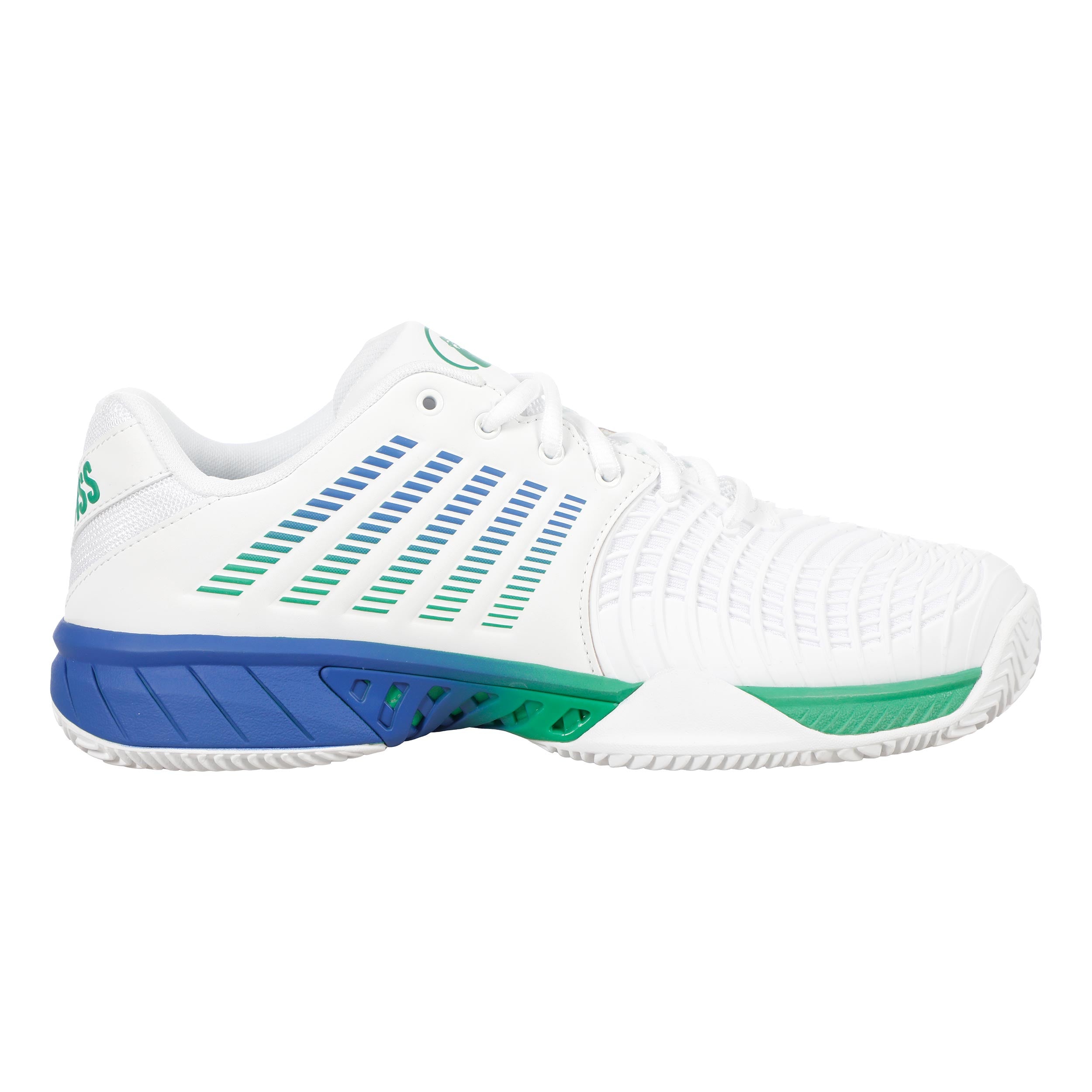 K-Swiss Express Light 3 Gravelschoen Heren - wit, groen