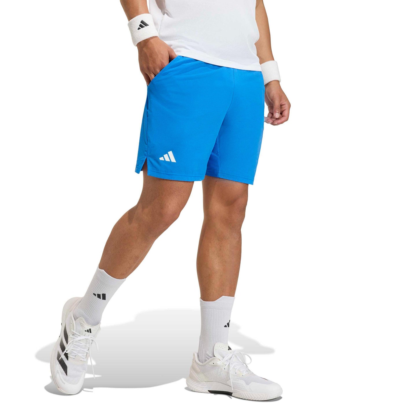 adidas 7Inch Ergo Shorts Heren - blauw, wit