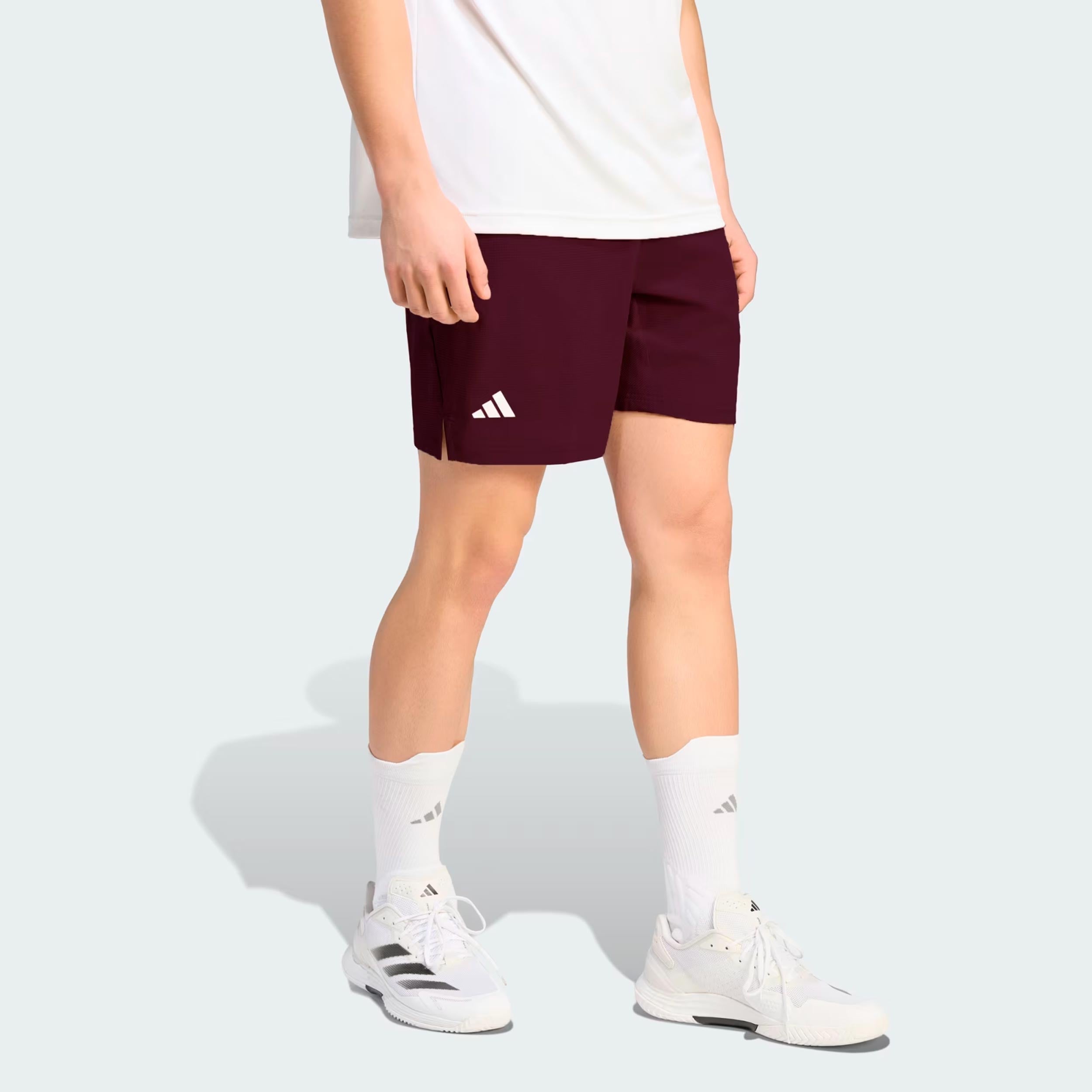 adidas 7Inch Ergo Shorts Heren - wijnrood