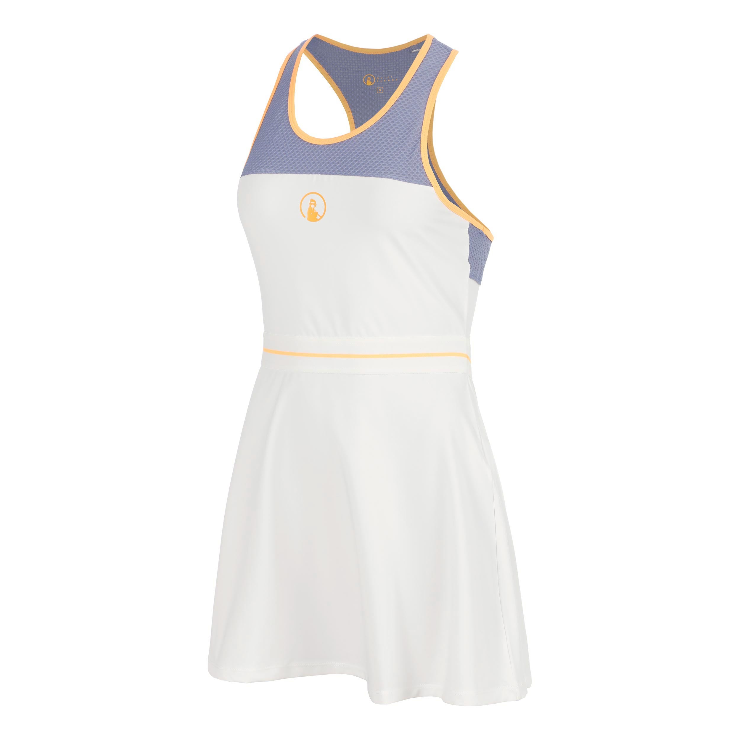 Quiet Please Glow Racerback Jurk Dames - crème