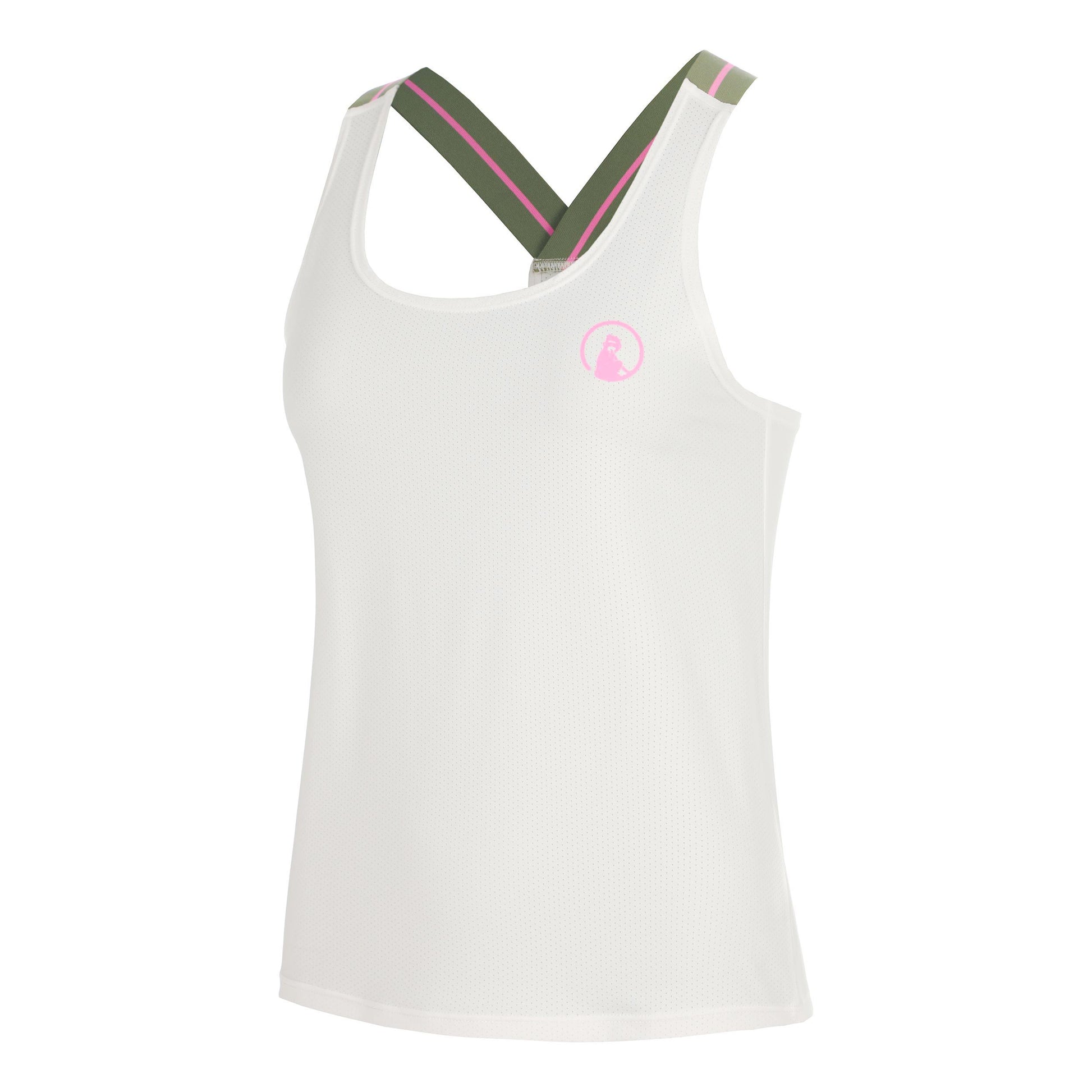 Quiet Please Memories Serve & Volley 2.0 Tanktop Dames - gebroken wit