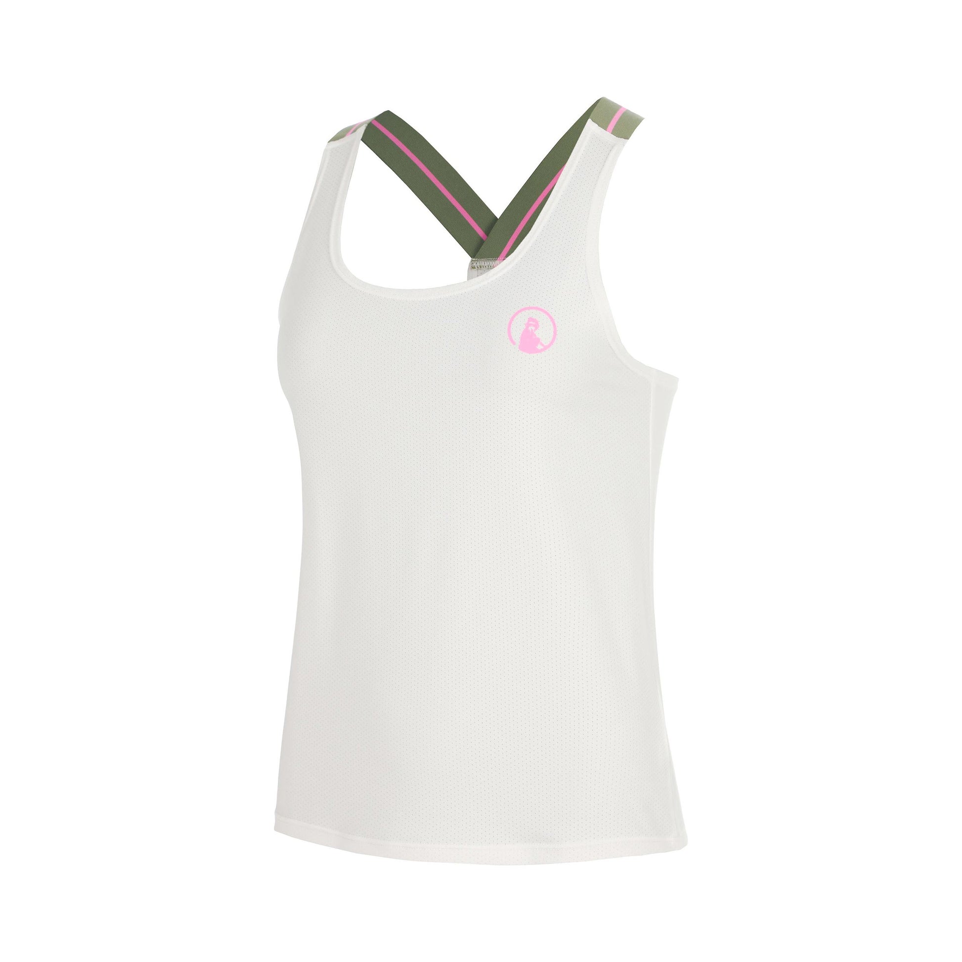 Quiet Please Memories Serve & Volley Tanktop Meisjes - gebroken wit