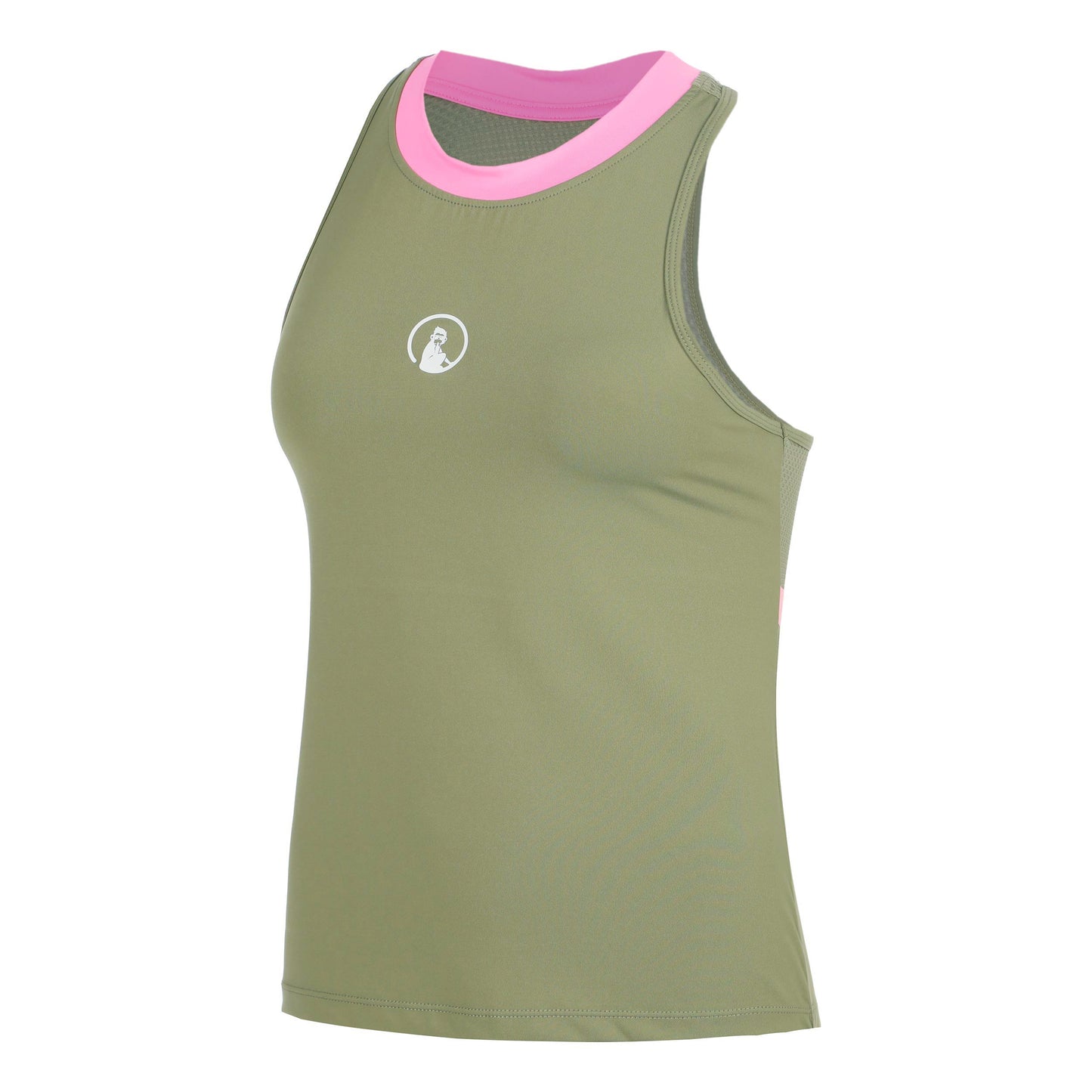 Quiet Please Memories Racerback 2.0 Tanktop Dames - kaki