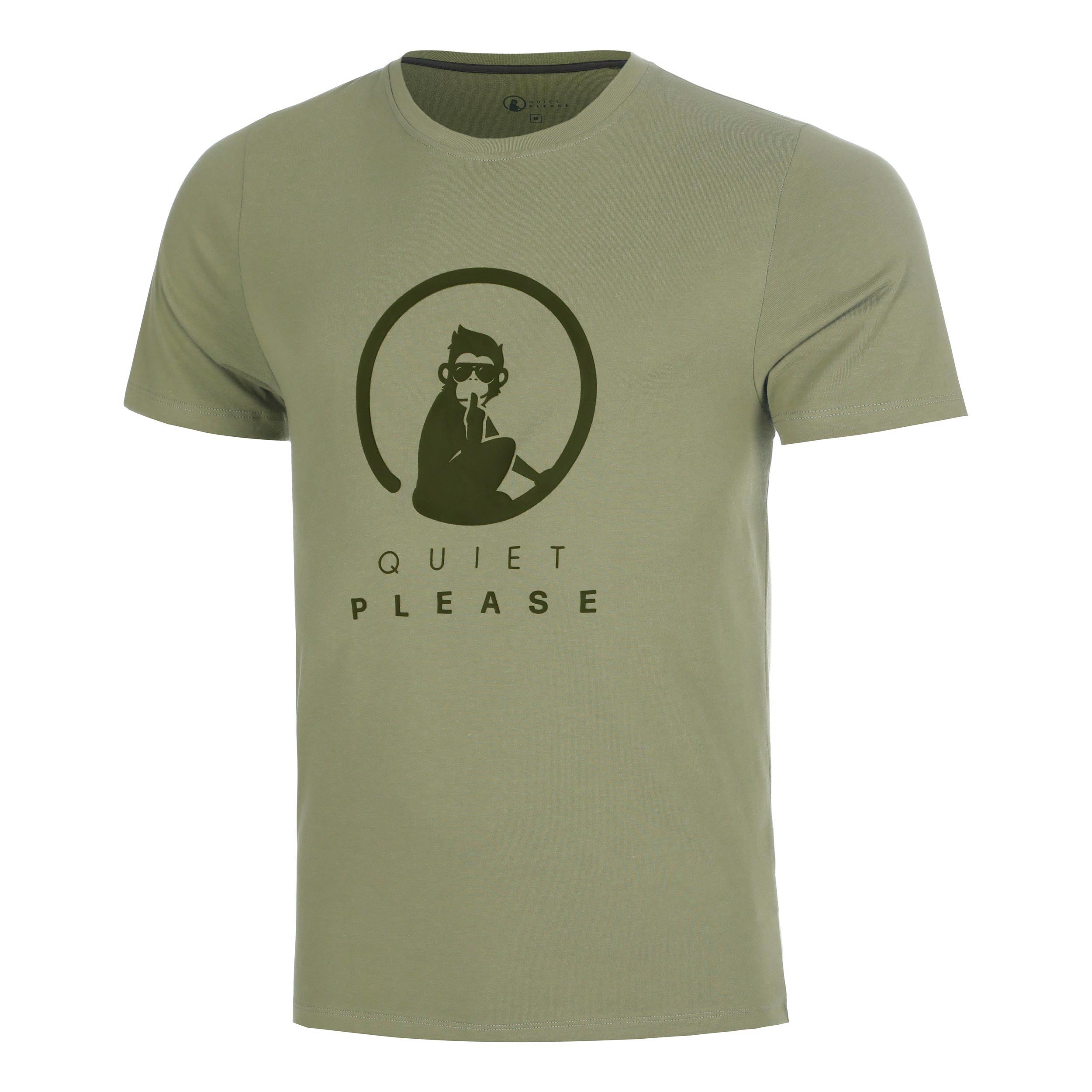 Quiet Please Memories Training T-shirt Hommes - kaki