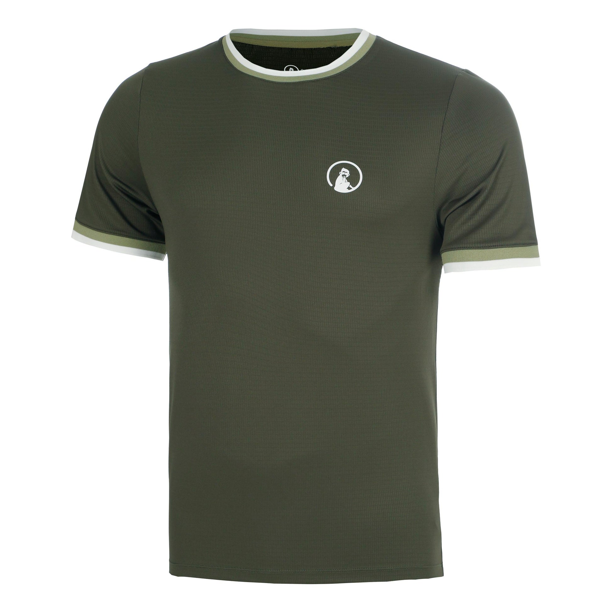 Quiet Please Memories Break Ringer T-shirt Heren - donkergroen
