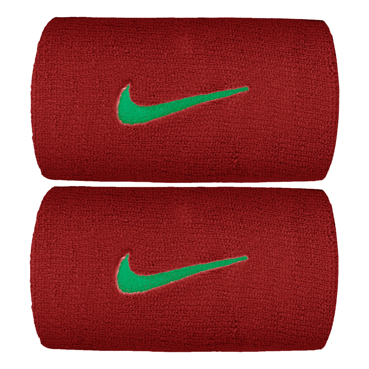 Nike Premier DW Zweetband Verpakking 2 stuks lang - donkerrood, mint