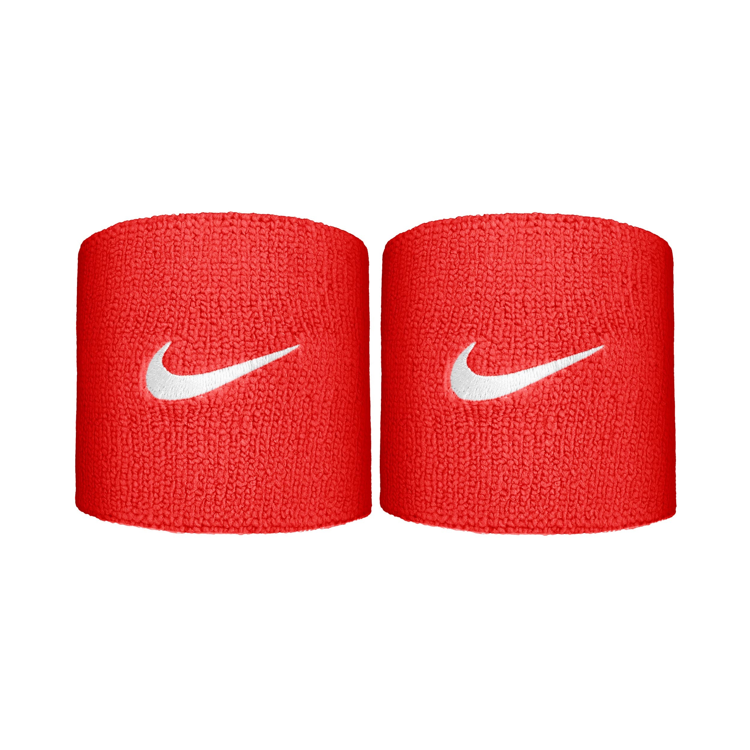 Nike Premier Zweetband Verpakking 2 stuks kort - lichtrood, wit