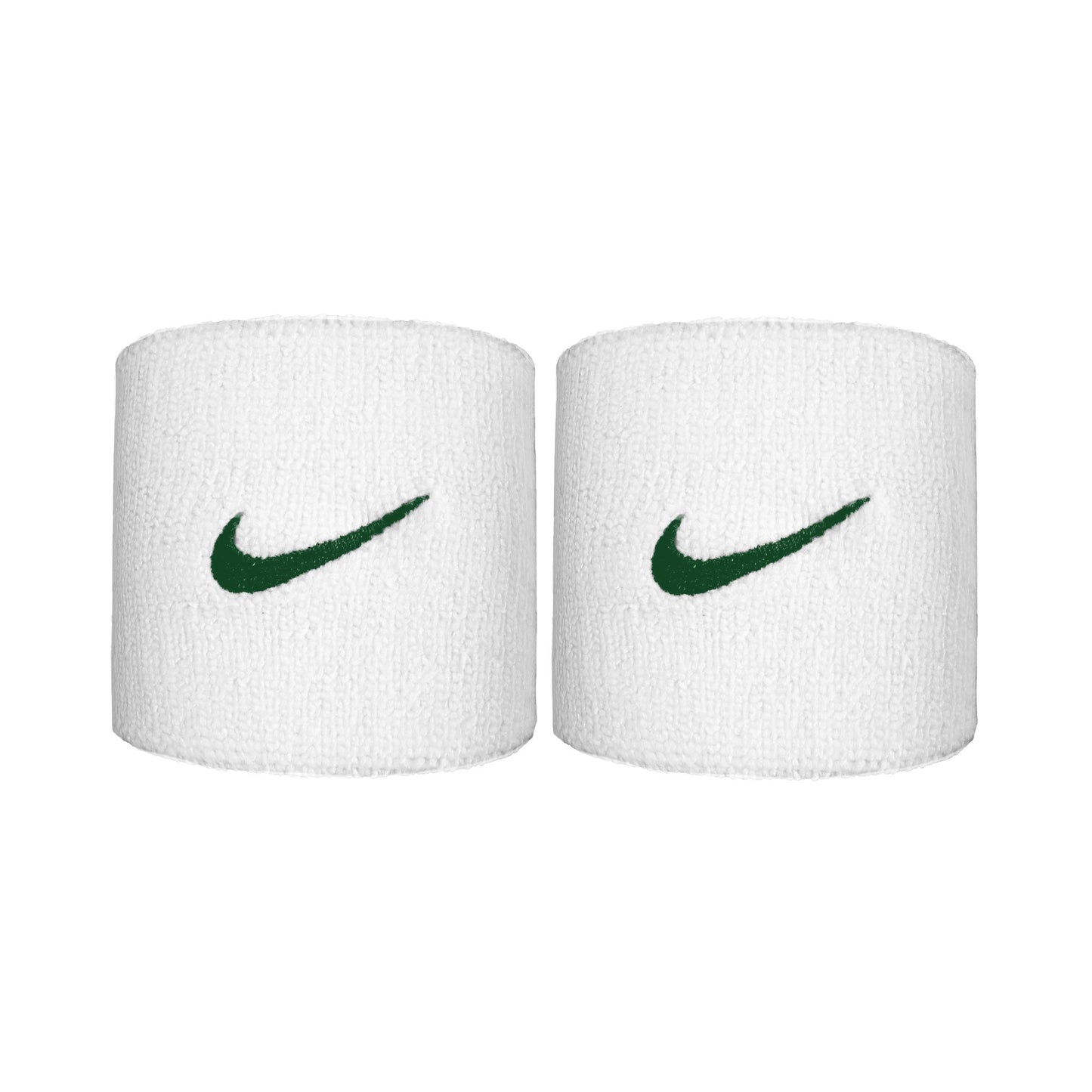 Nike Premier Zweetband Verpakking 2 stuks kort - wit, donkergroen
