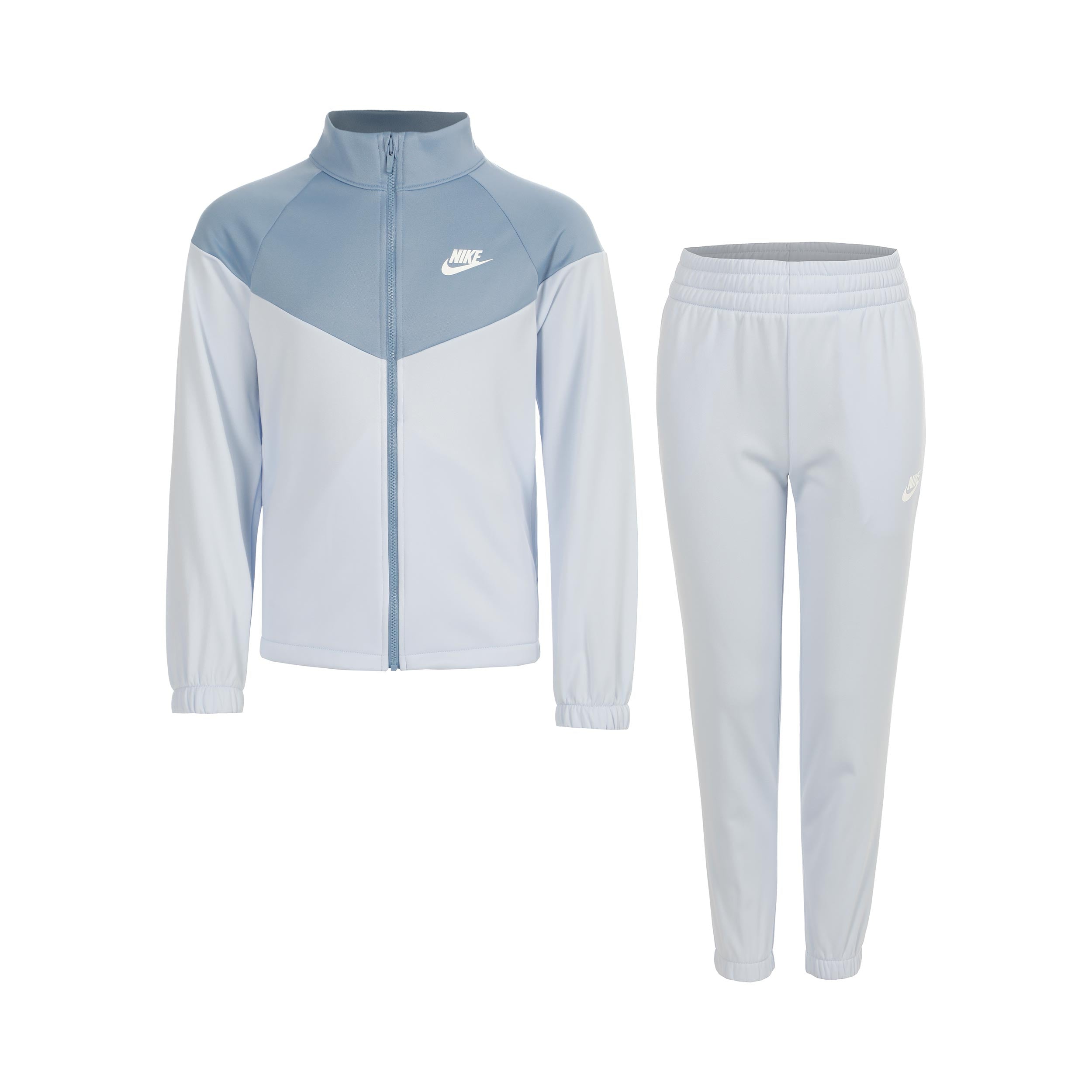 Nike Dri-Fit Full-Zip Trainingspak Kinderen - lichtblauw