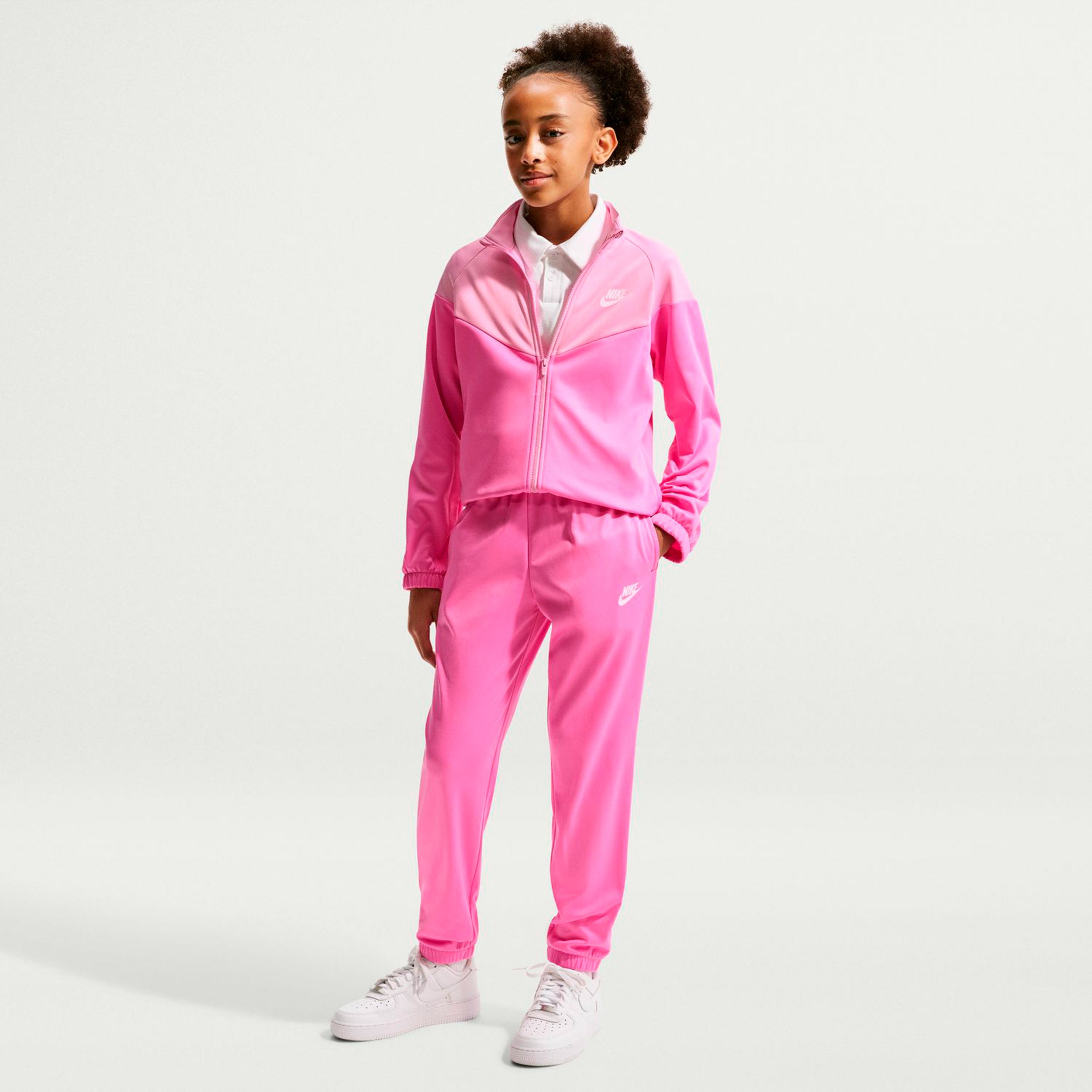 Nike Dri-Fit Full-Zip Trainingspak Kinderen - roze, roze