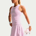 Court Dri-FIT Advantage Ace High Rise Rok Dames - pastelroze